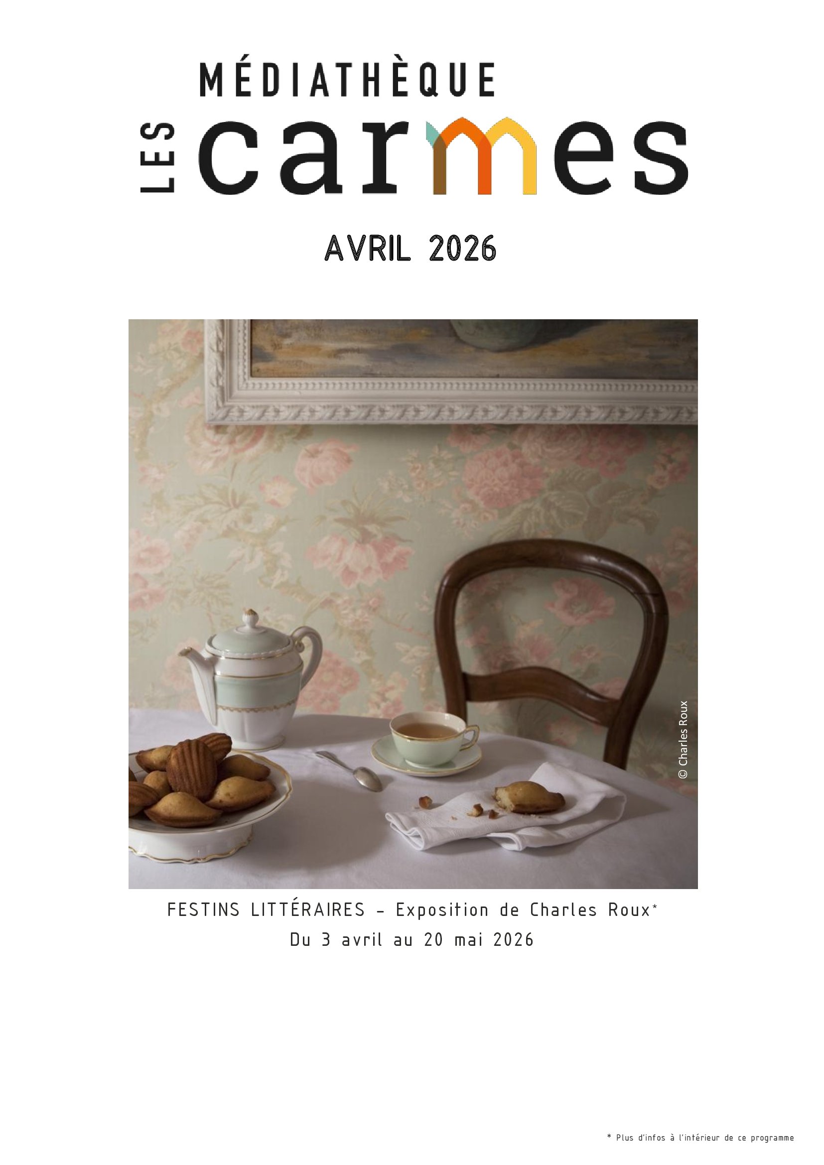 Programme m�diath�que avril