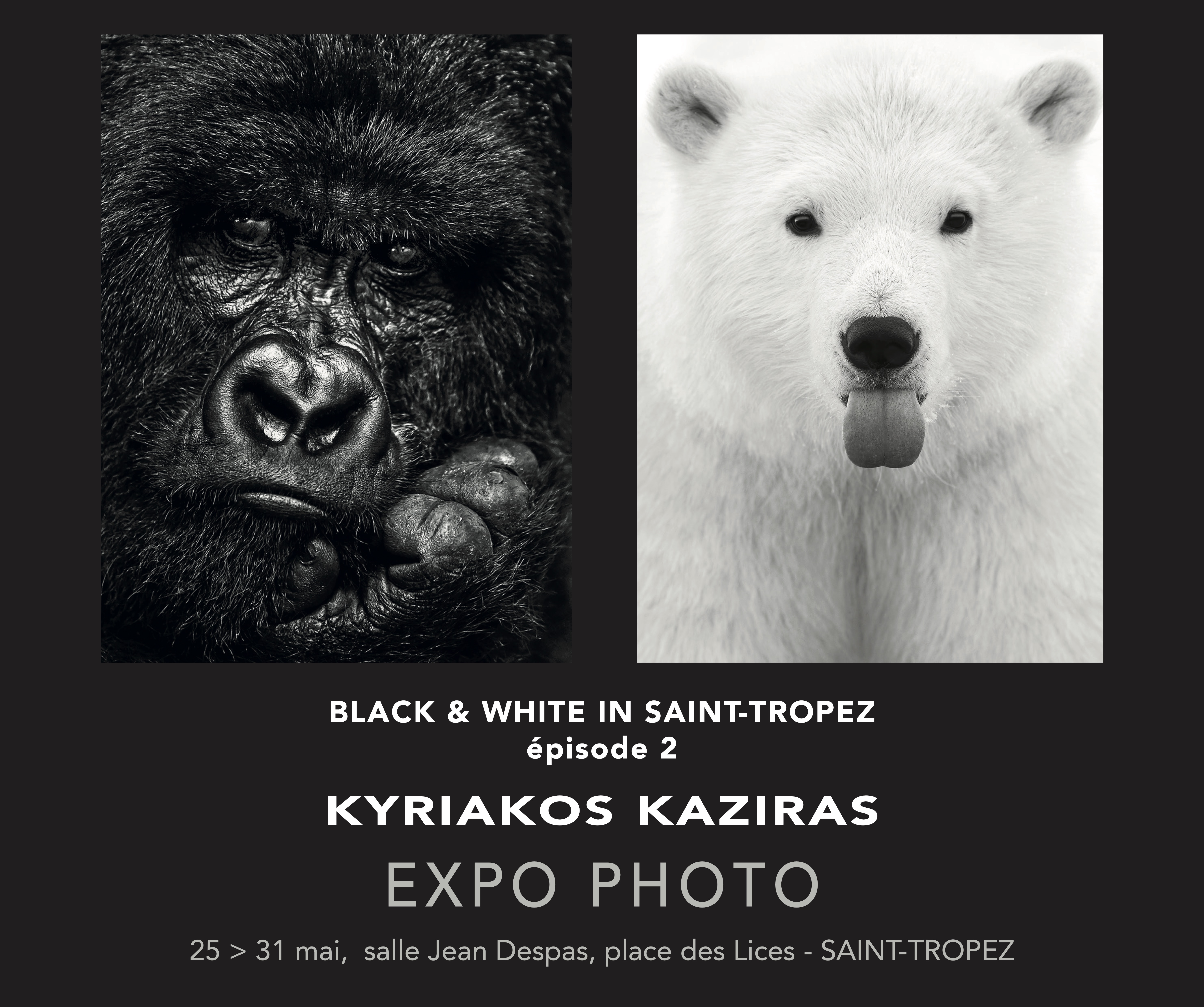 Exposition photo - Kyriakos Kaziras, Black & White in Saint-Tropez