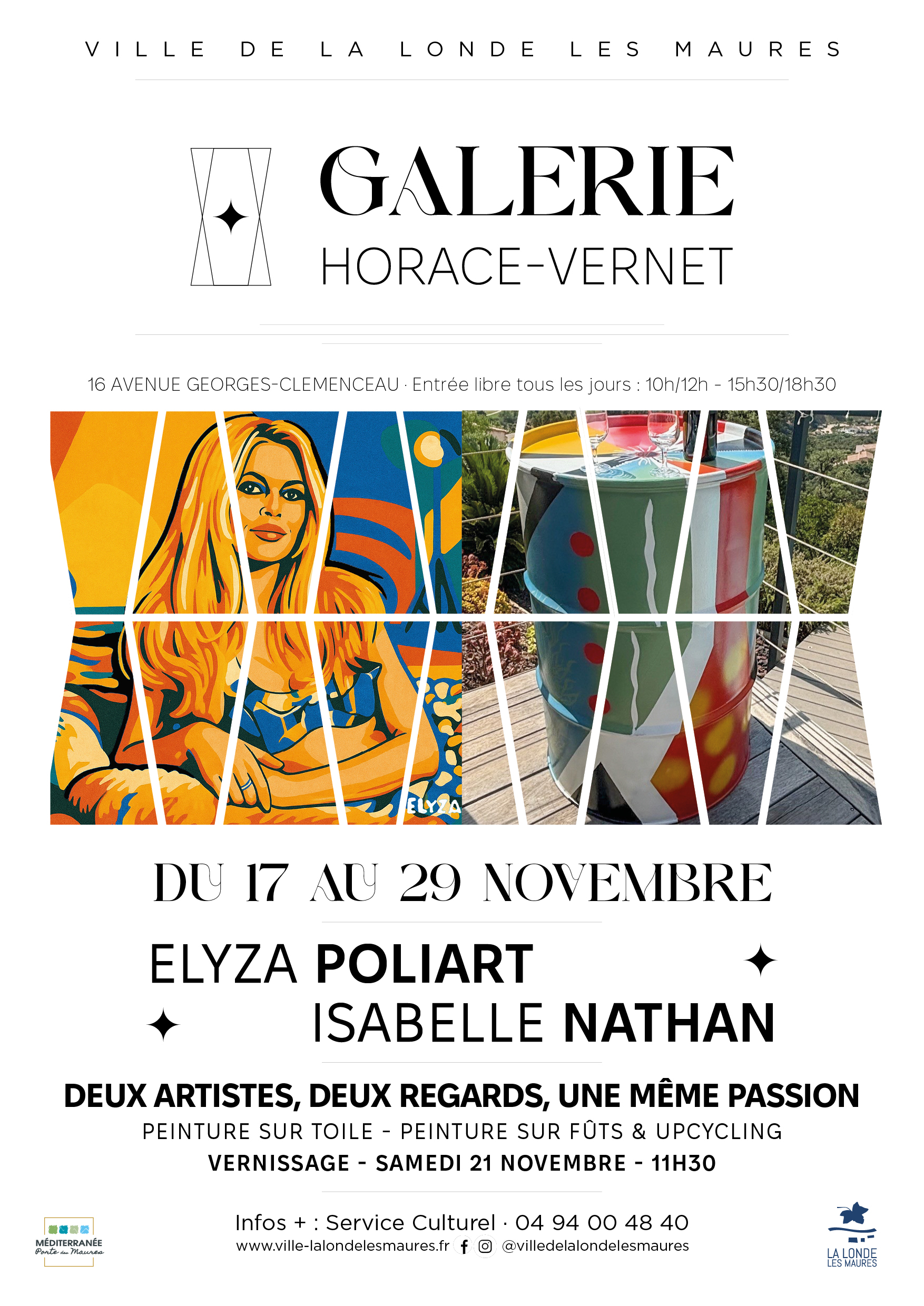Exposition : Elyza POLIART et Isabelle NATHAN