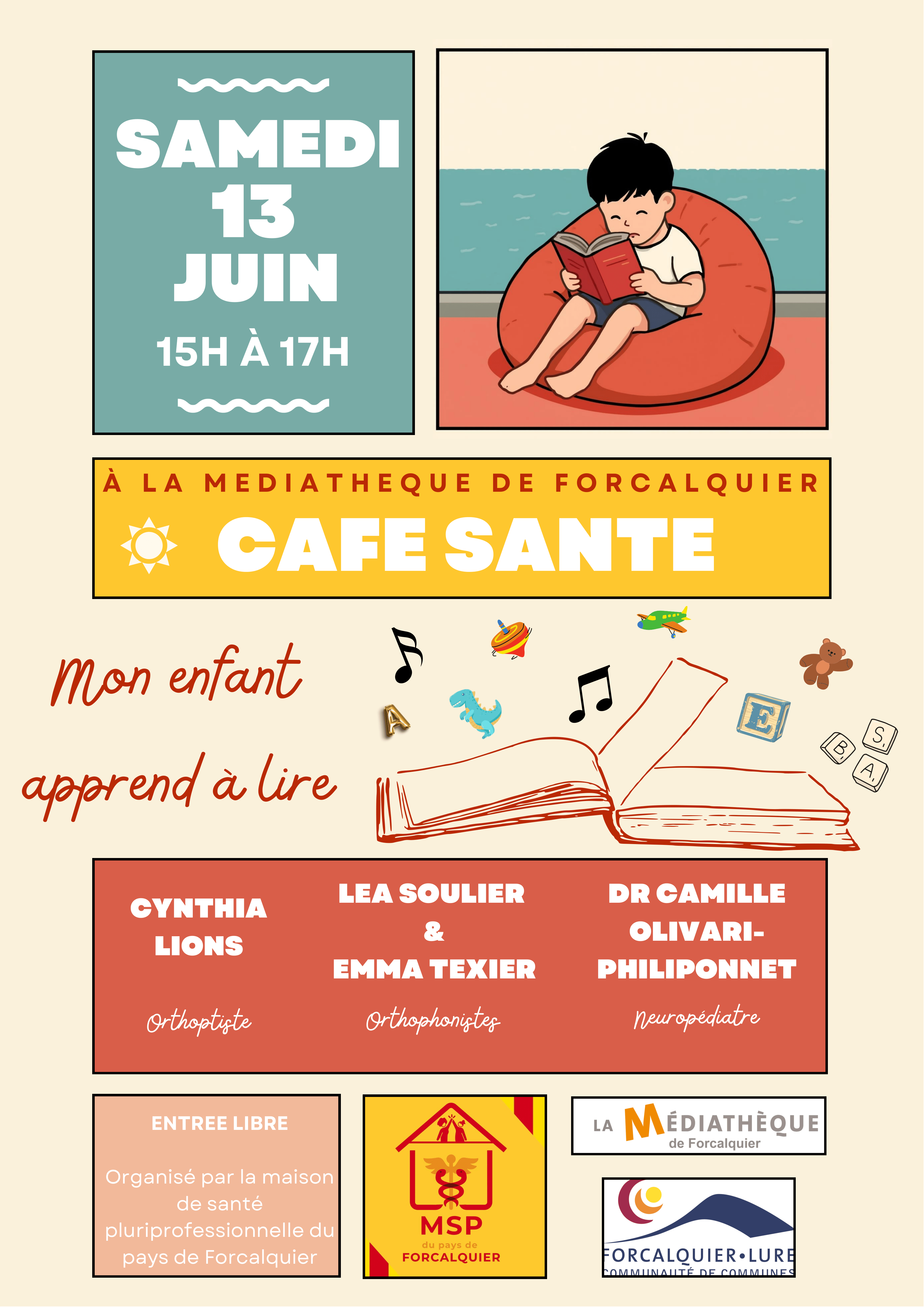 Caf� Sant� : mon enfant apprend � lire