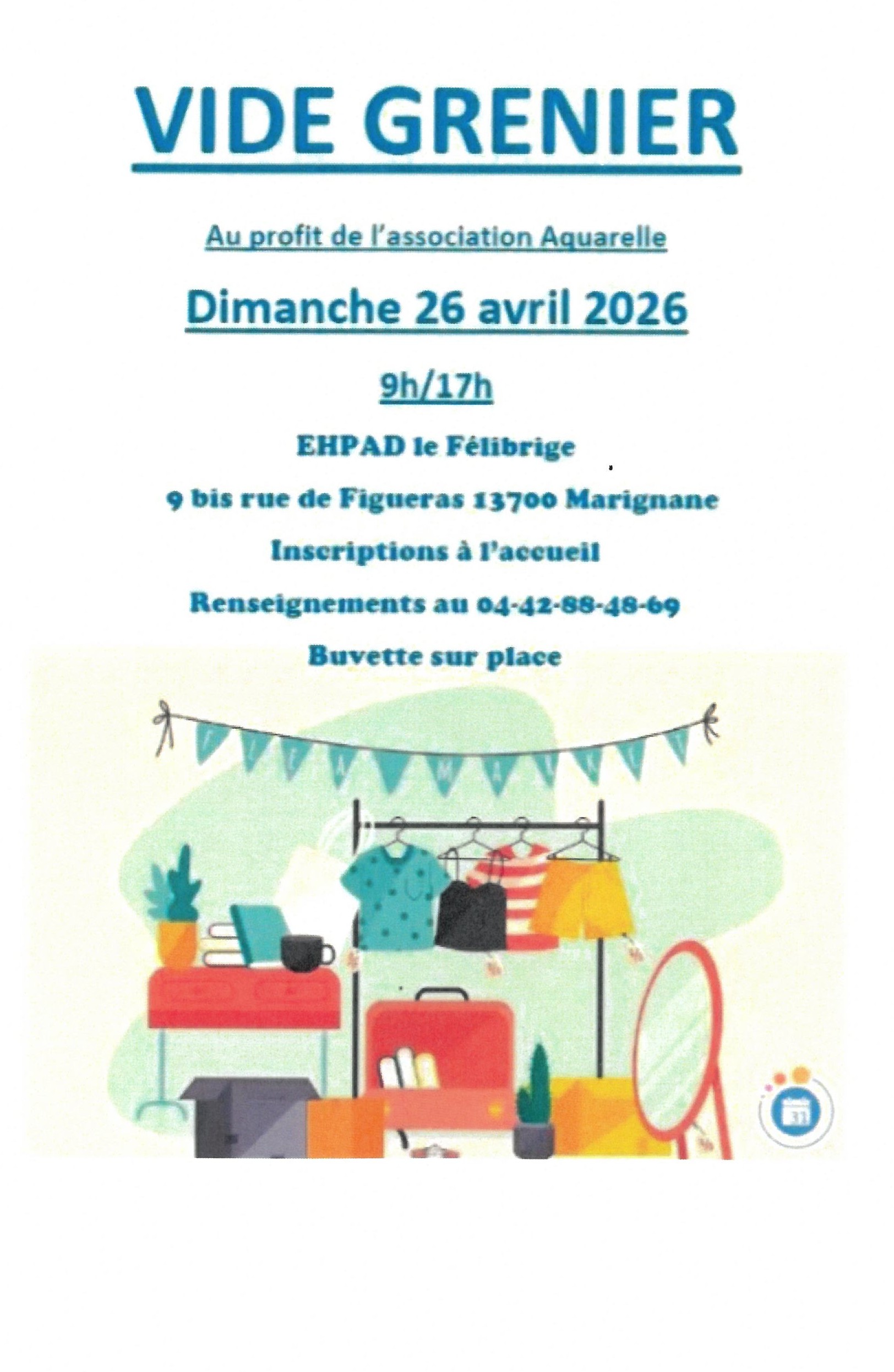 Vide-greniers � la maison de retraite Le F�librige