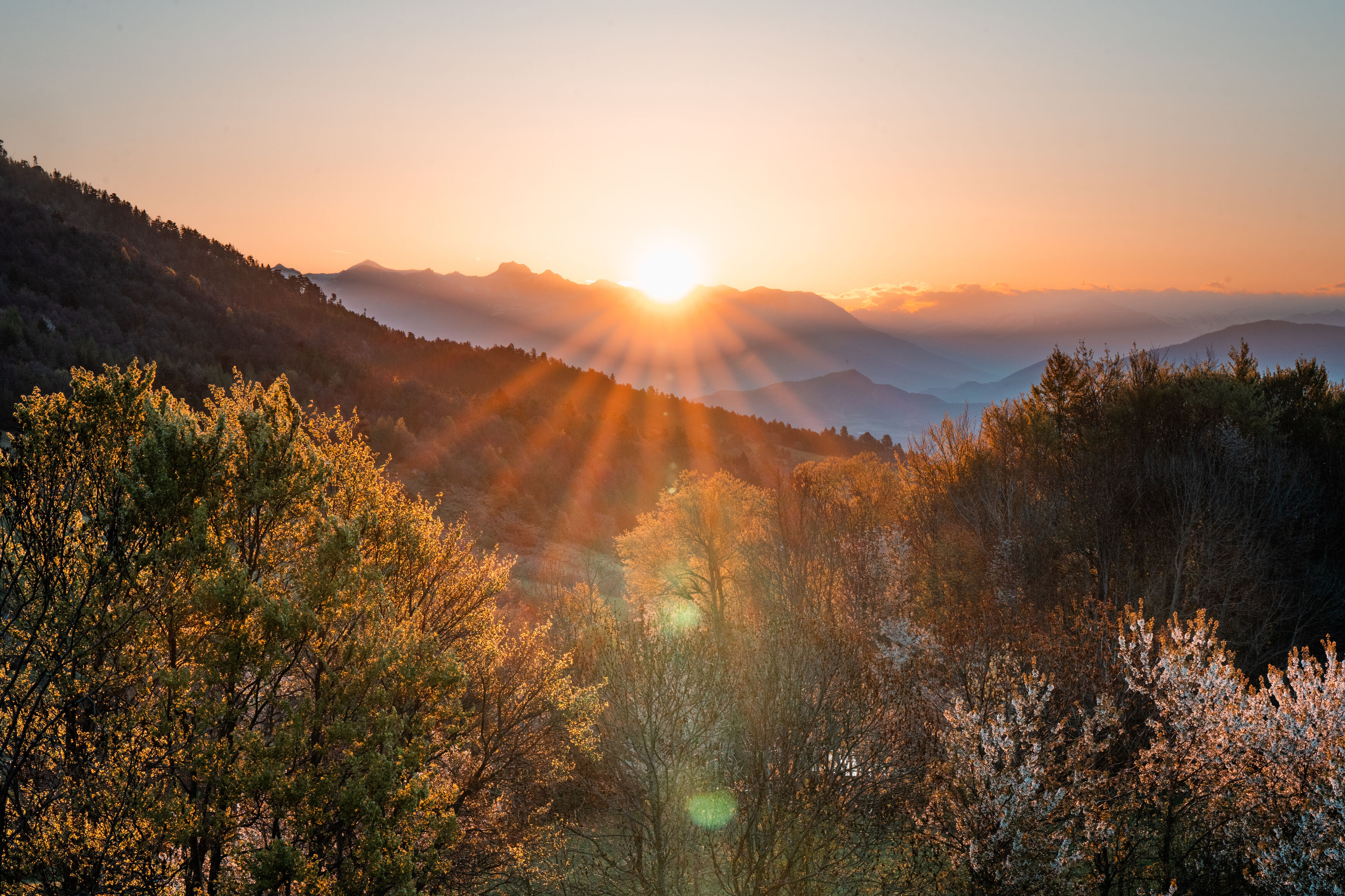 Rando pleine lune � la Petite C��se