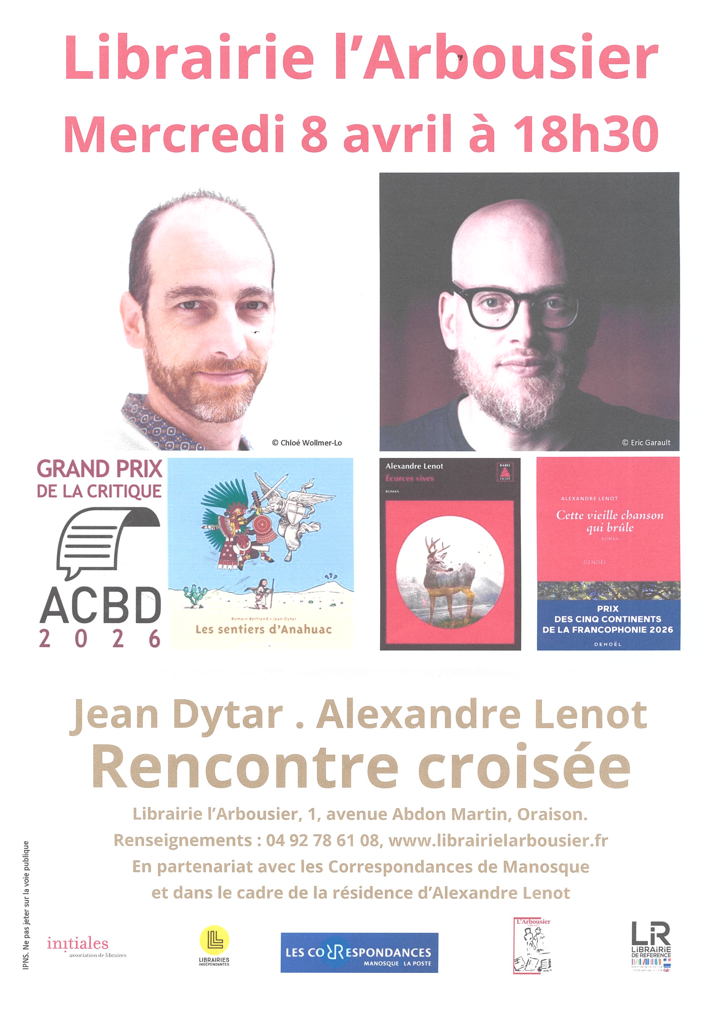 Rencontre crois�e avec Jean Dyter et Alexandre Lenot