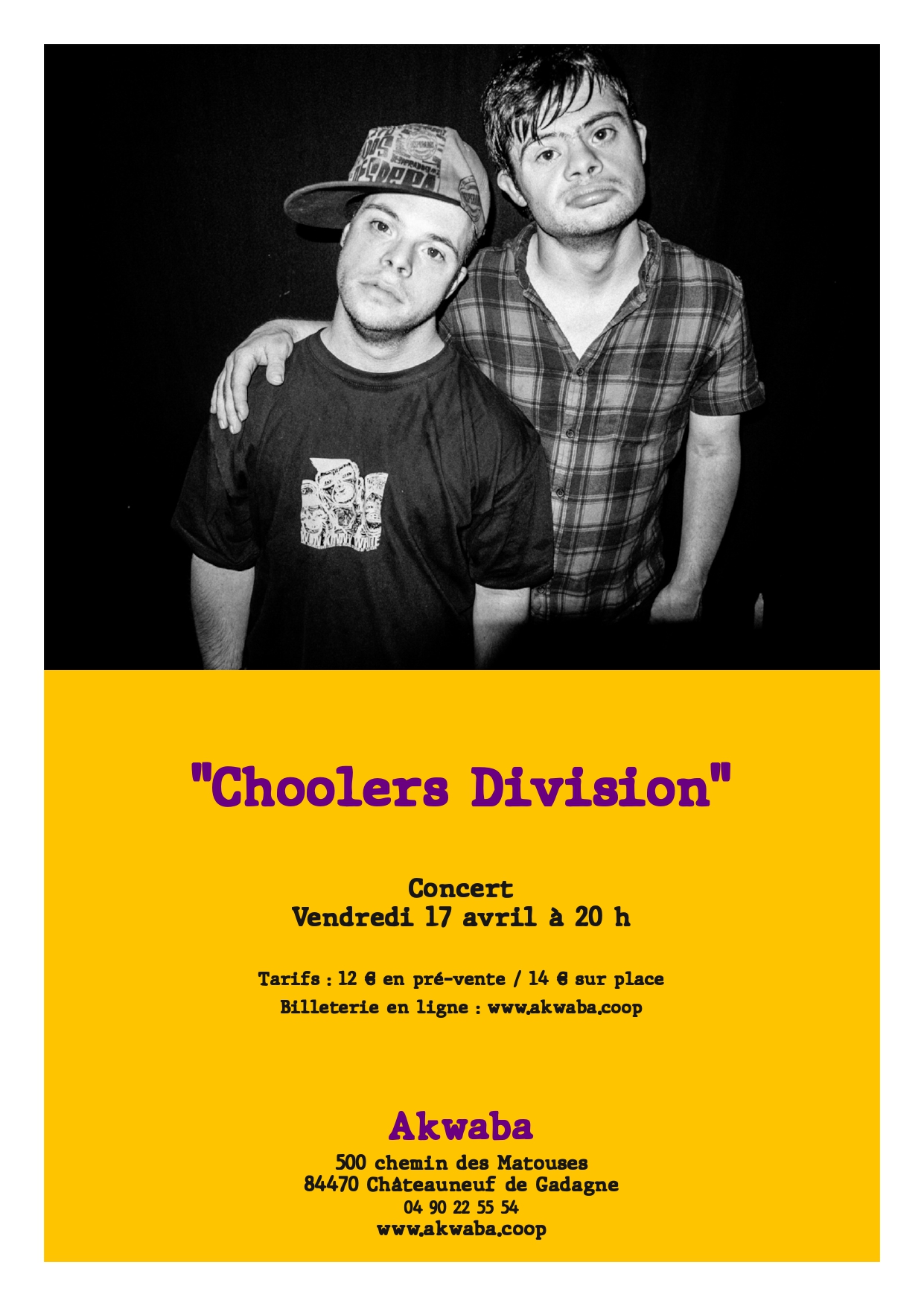 Concert The Choolers Division