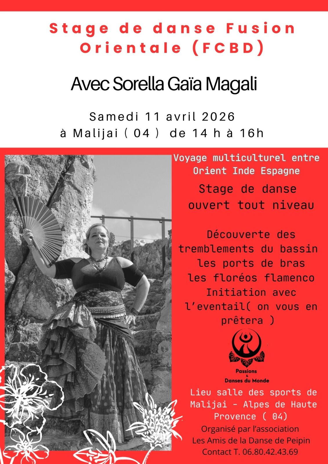 Stage de danse fusion orientale