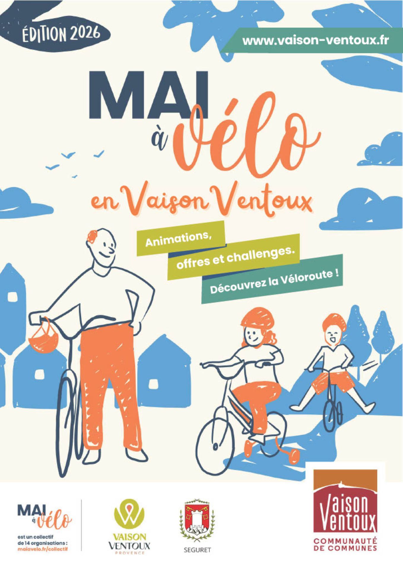 Mai � v�lo en Vaison Ventoux