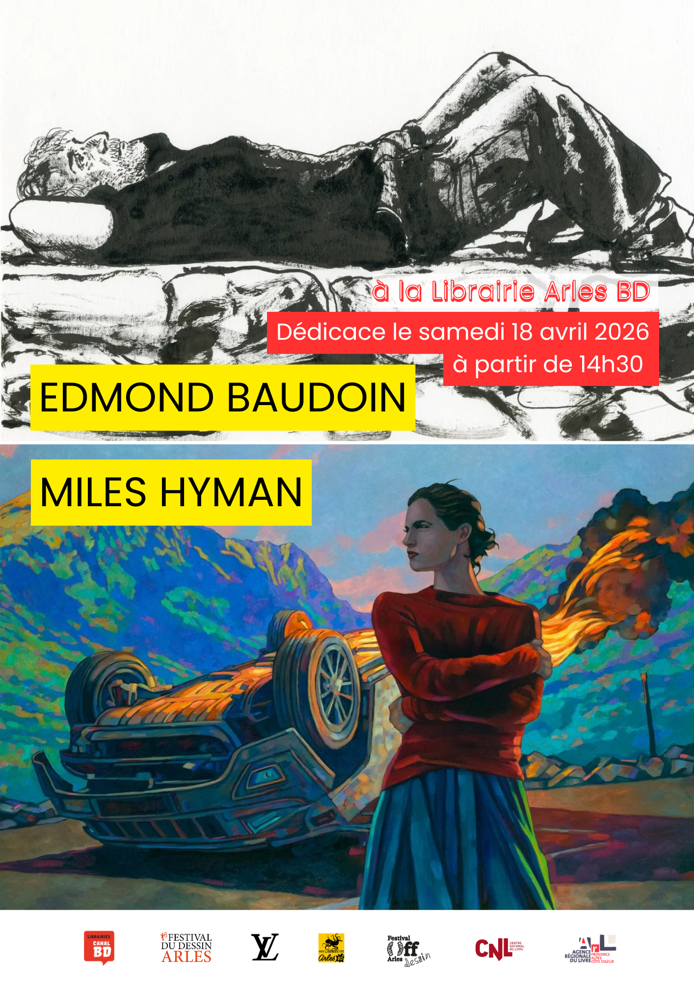 D�dicace Edmond Baudoin et Miles Hyman