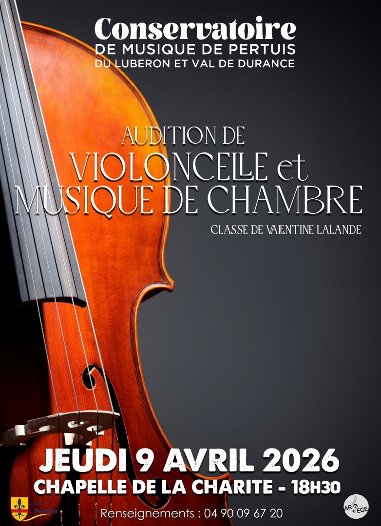 Audition violoncelle et musique de chambre