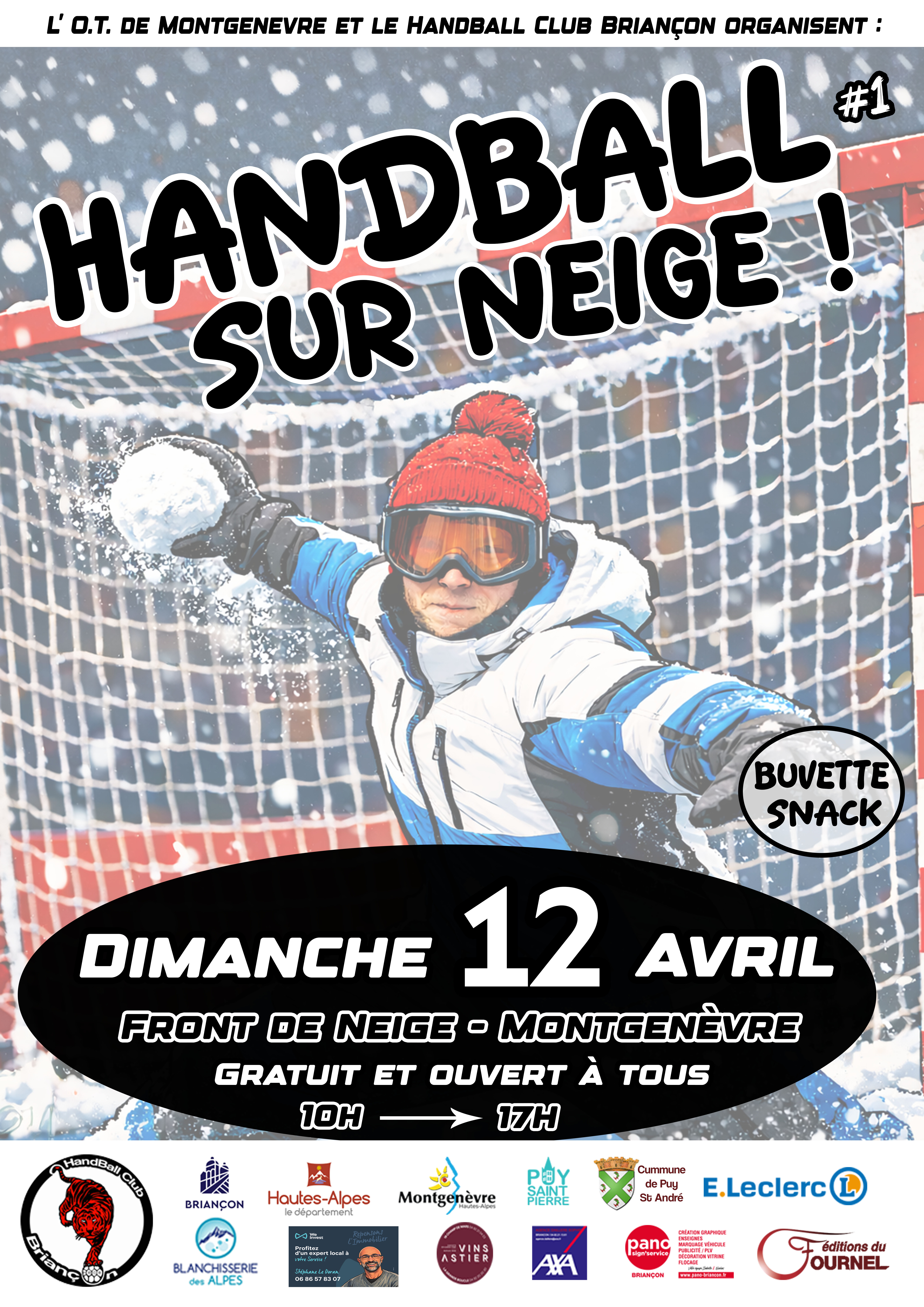 Handball sur neige