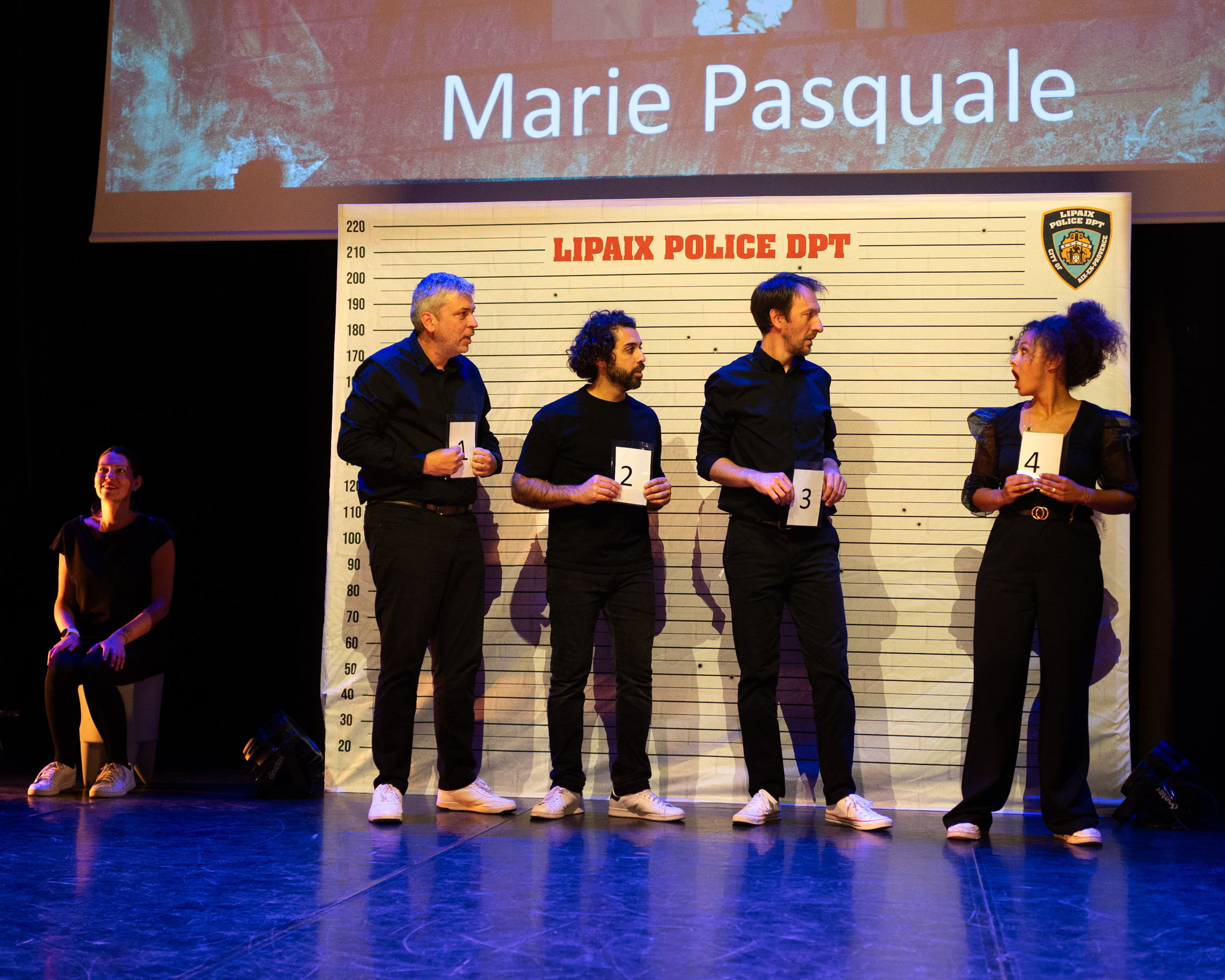 Spectacle : Public Investigation, l'enqu�te polici�re improvis�e