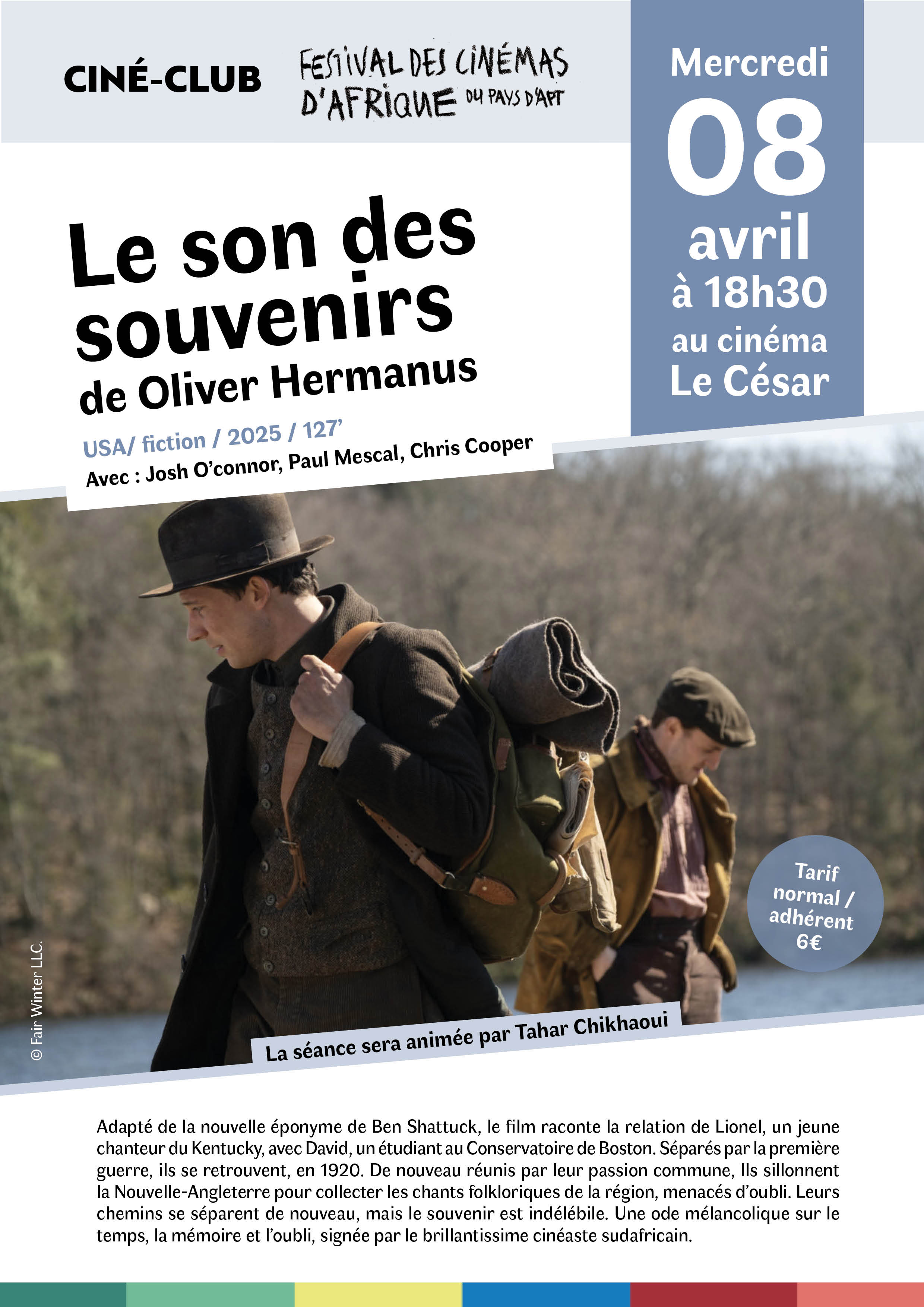 Cin�-club autour de Le son des souvenirs