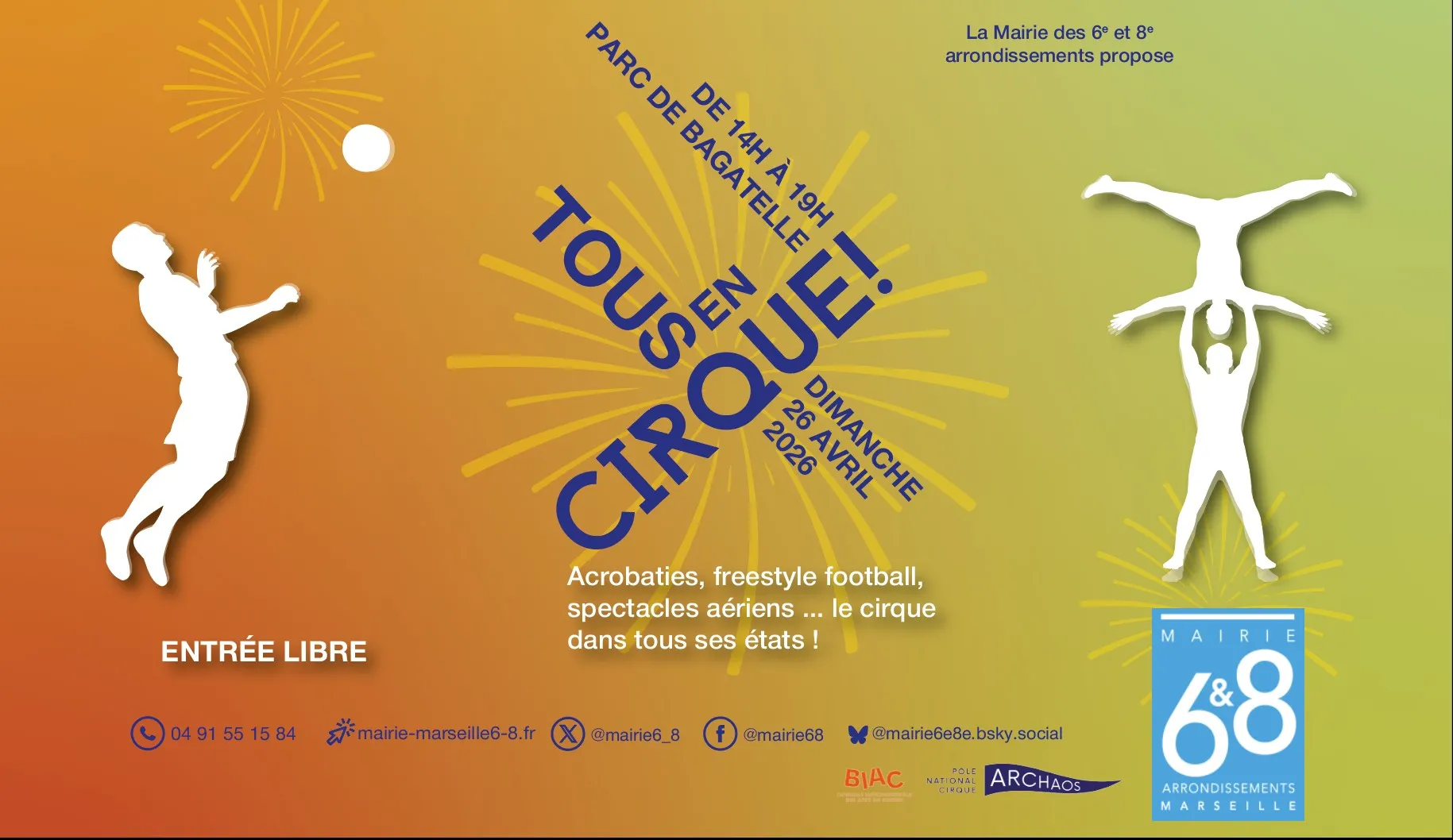 Tous en cirque � Bagatelle en 2026