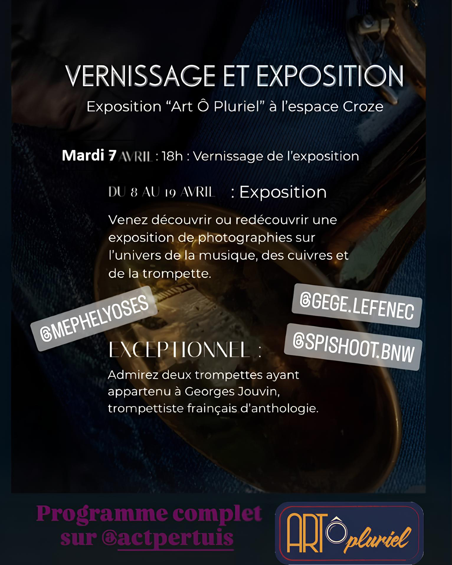 Vernissage et exposition 
