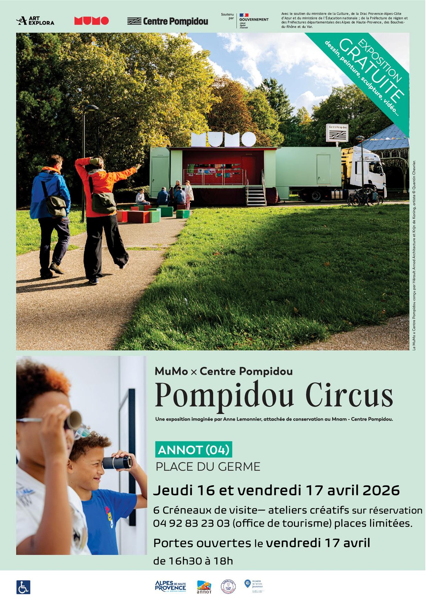 Mus�e Mobile (MuMo) du Centre Pompidou : exposition 