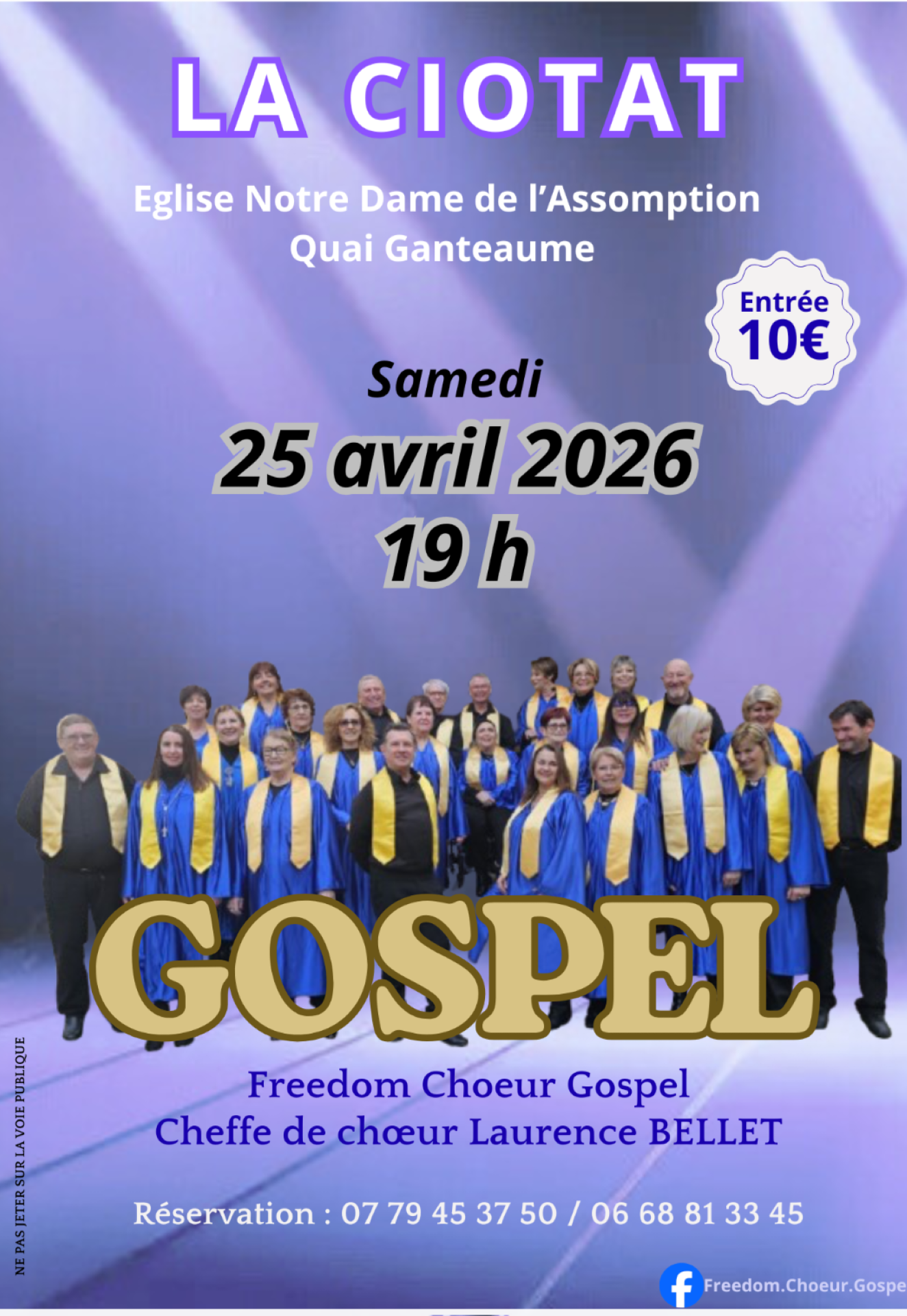Concert Freedom Ch�ur Gospel