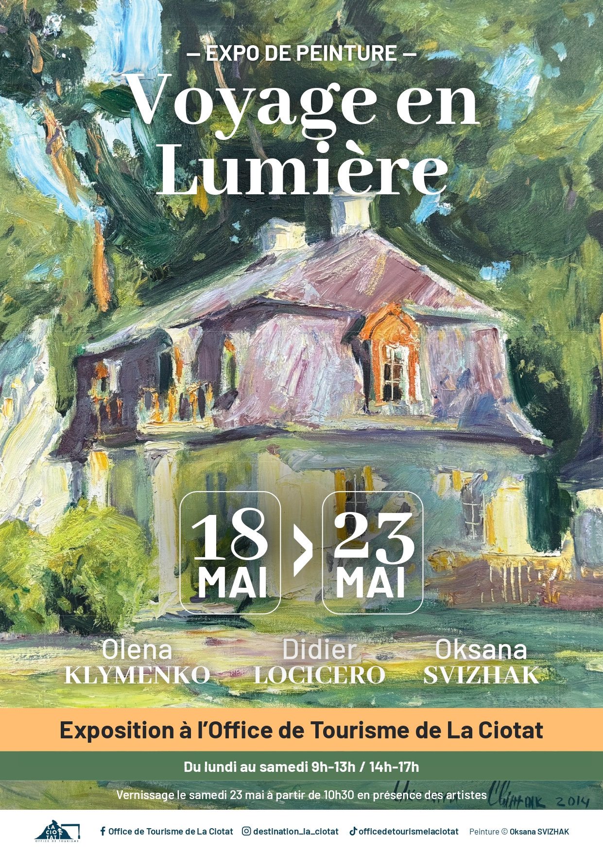 Exposition de peintures Voyage en lumi�re