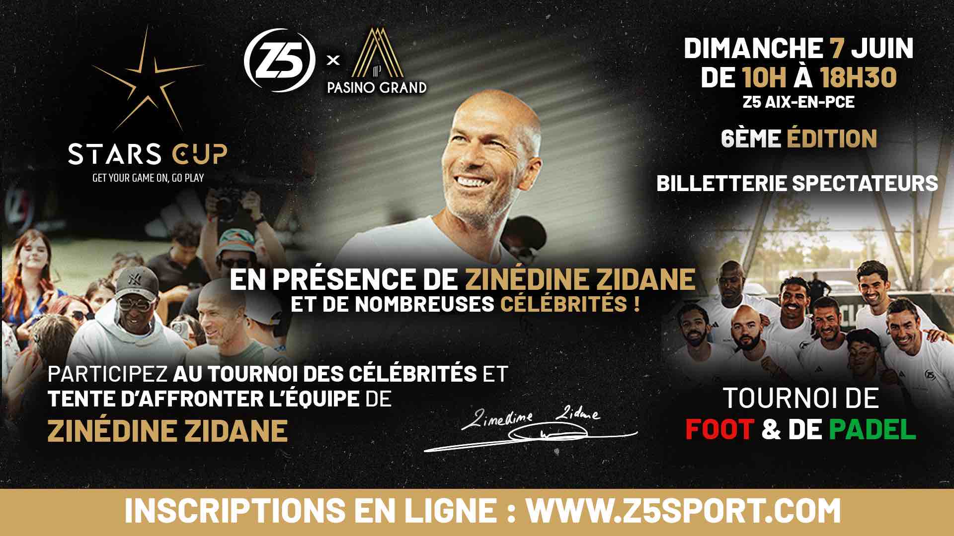 Stars Cup 6 au Z5 Aix - en pr�sence de Zin�dine Zidane