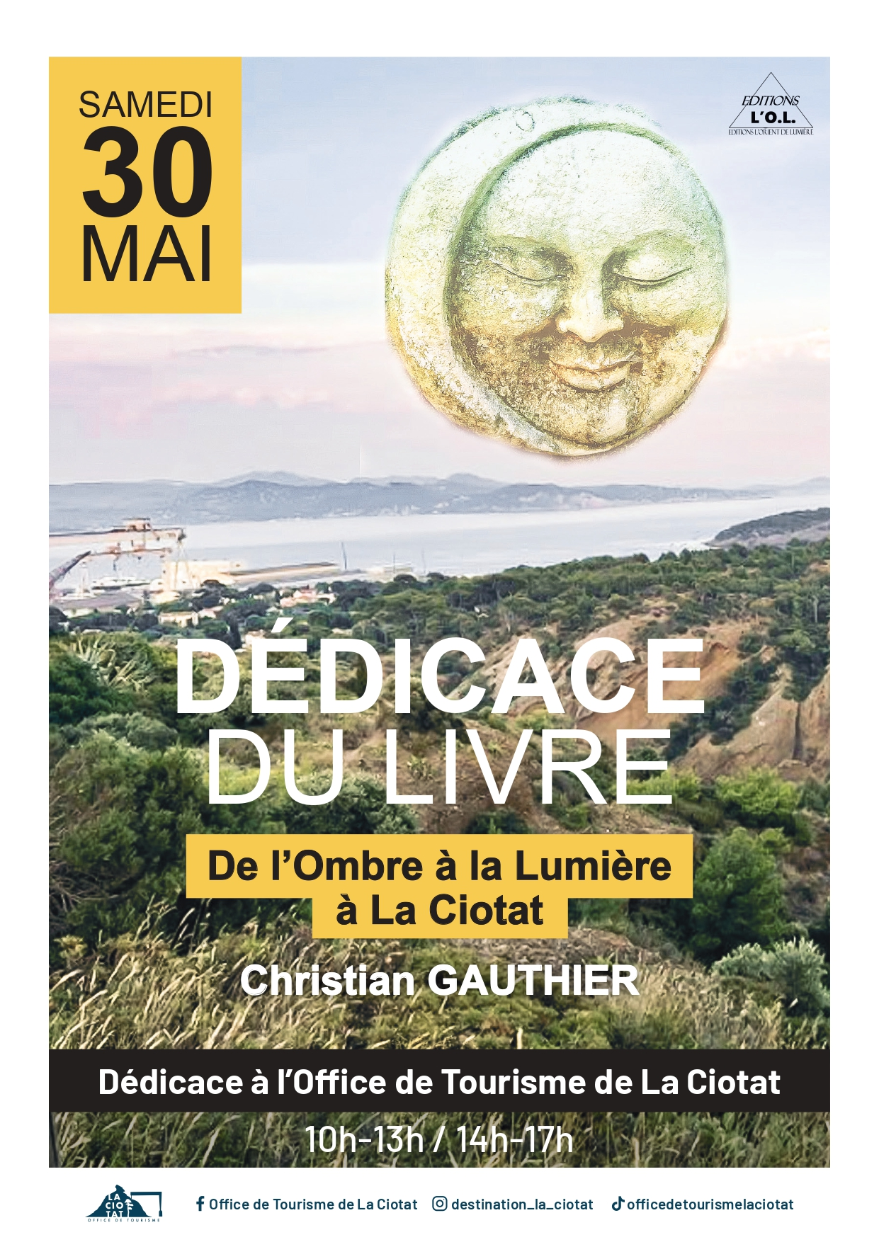 S�ance de d�dicace et rencontre avec Christian Gauthier auteur du livre De l'ombre � la lumi�re � La Ciotat