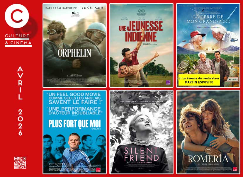 Culture & Cin�ma : programme du mois d�avril 2026