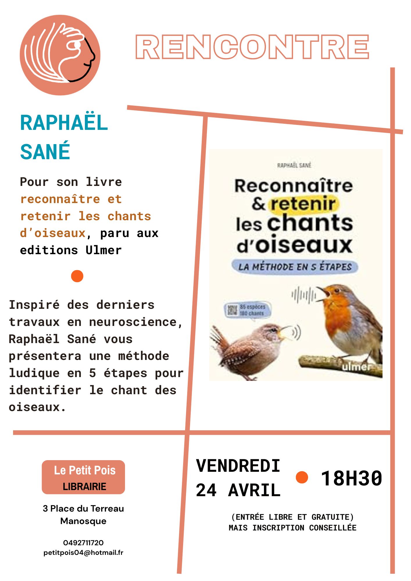 Rencontre avec Rapha�l San� pour son livre 