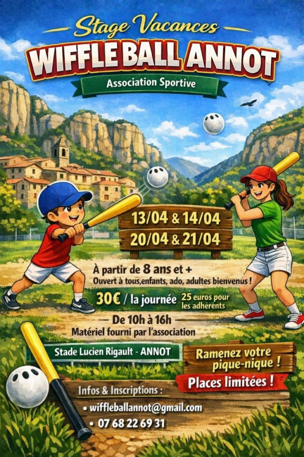 Stage de Wiffle ball