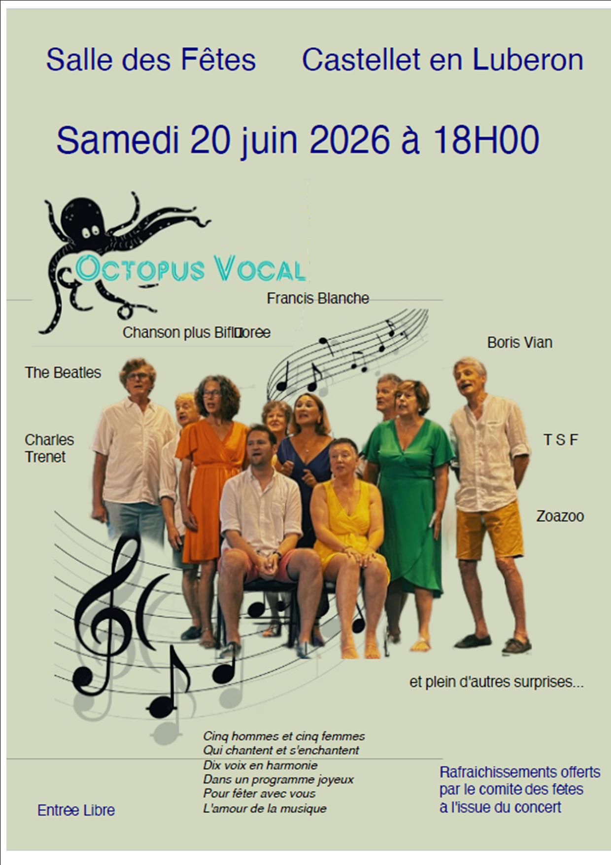OCTOPUS VOCAL en concert