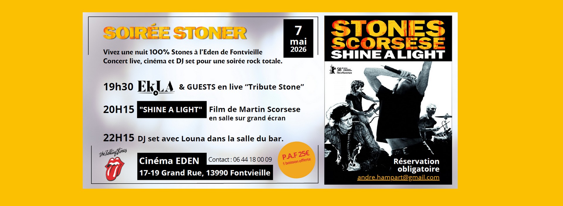 Soir�e Stoner - Eden Cin�ma