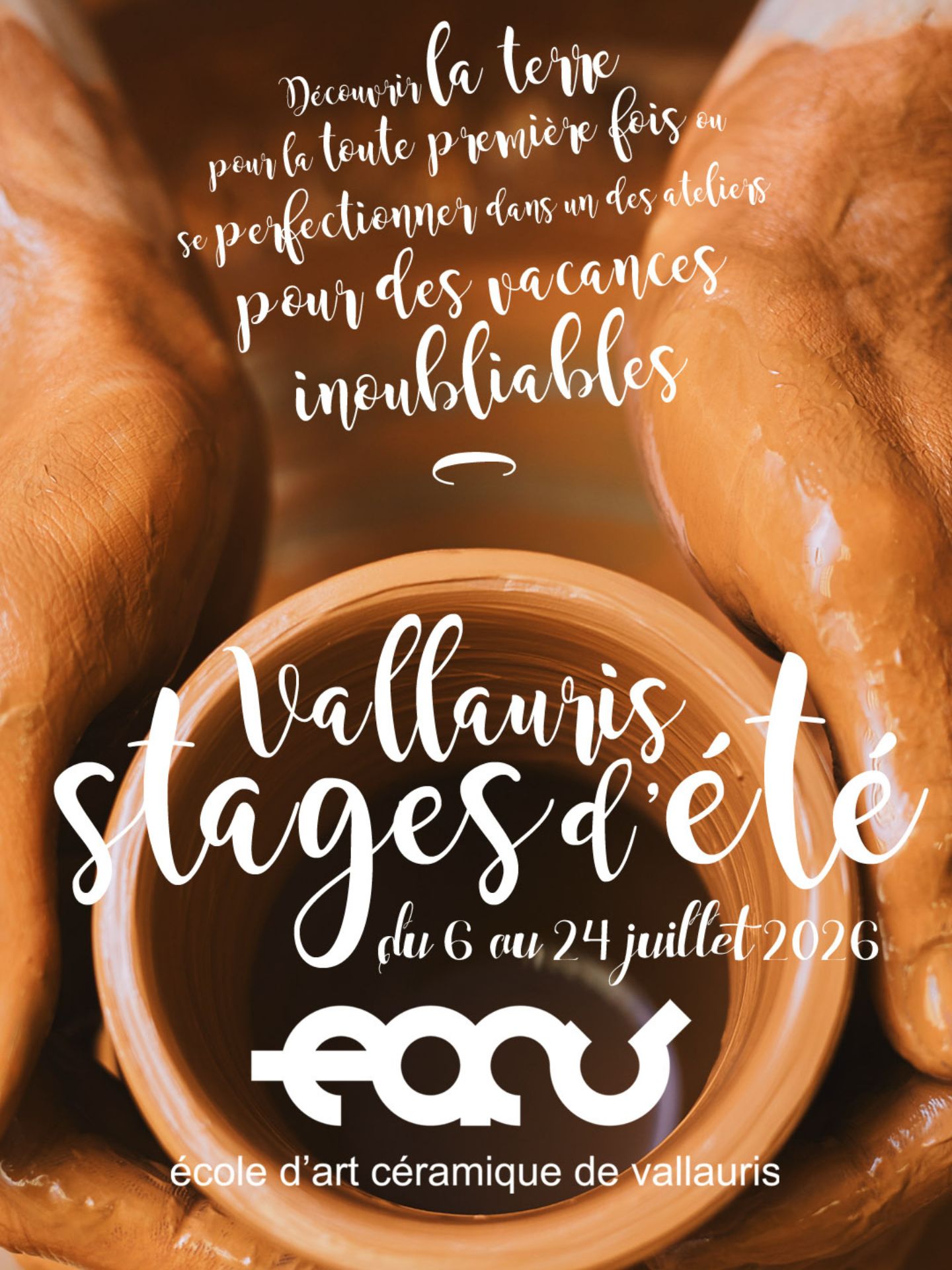 Stages d'�t� Ecole d'art c�ramique de Vallauris