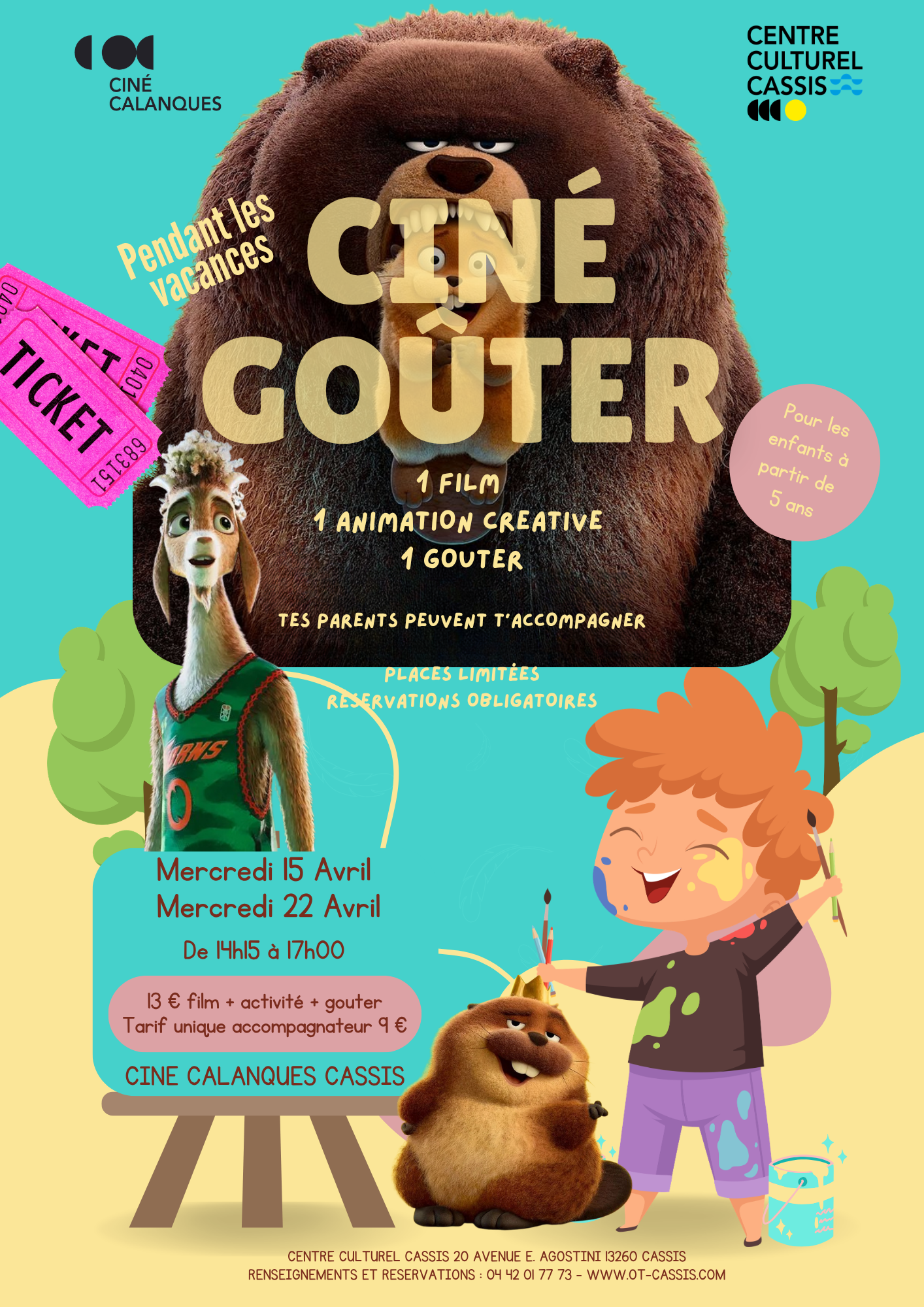 CINE GOUTER DU CENTRE CULTUREL CASSIS