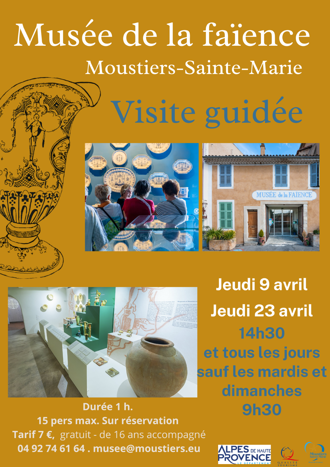 Visites Guid�es au Mus�e - Sp�cial vacances d'Avril 2026