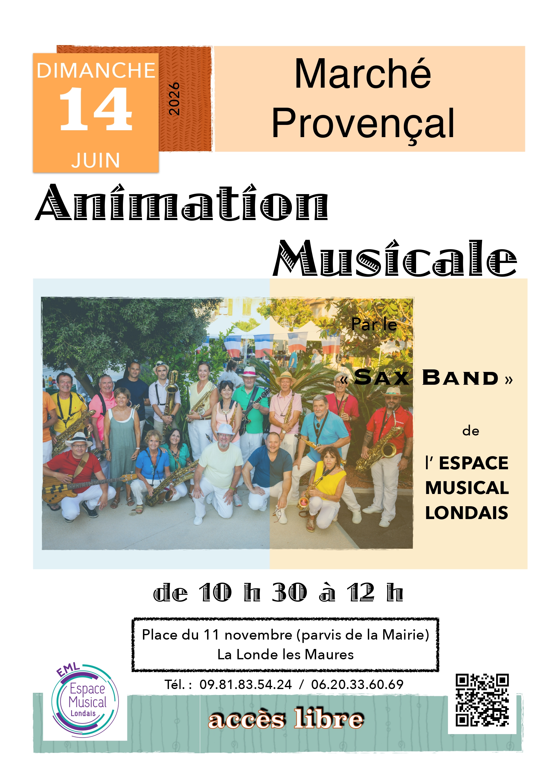Animation musicale par le 
