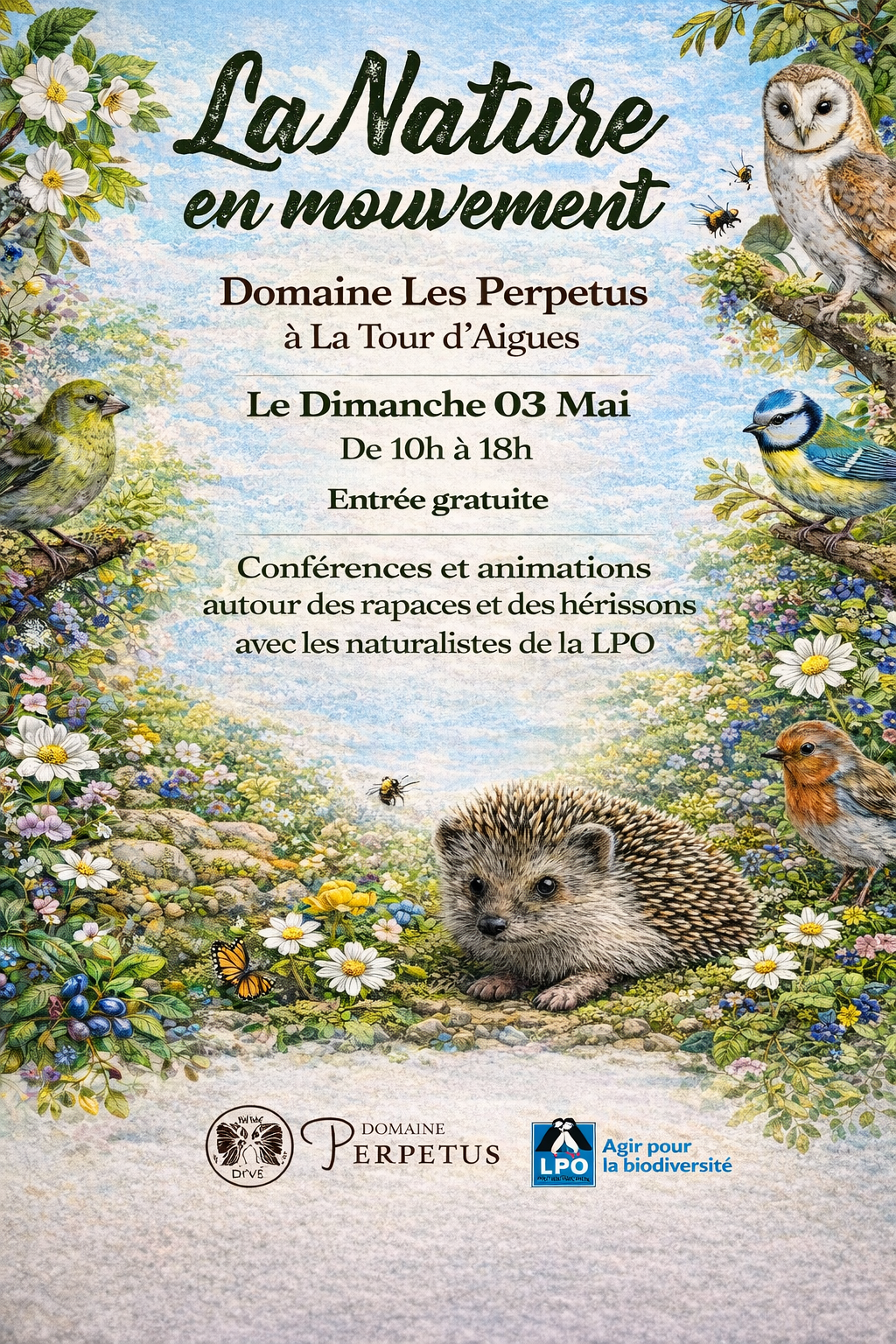 LA NATURE EN MOUVEMENT au Domaine des Perpetus � La Tour d 'Aigues