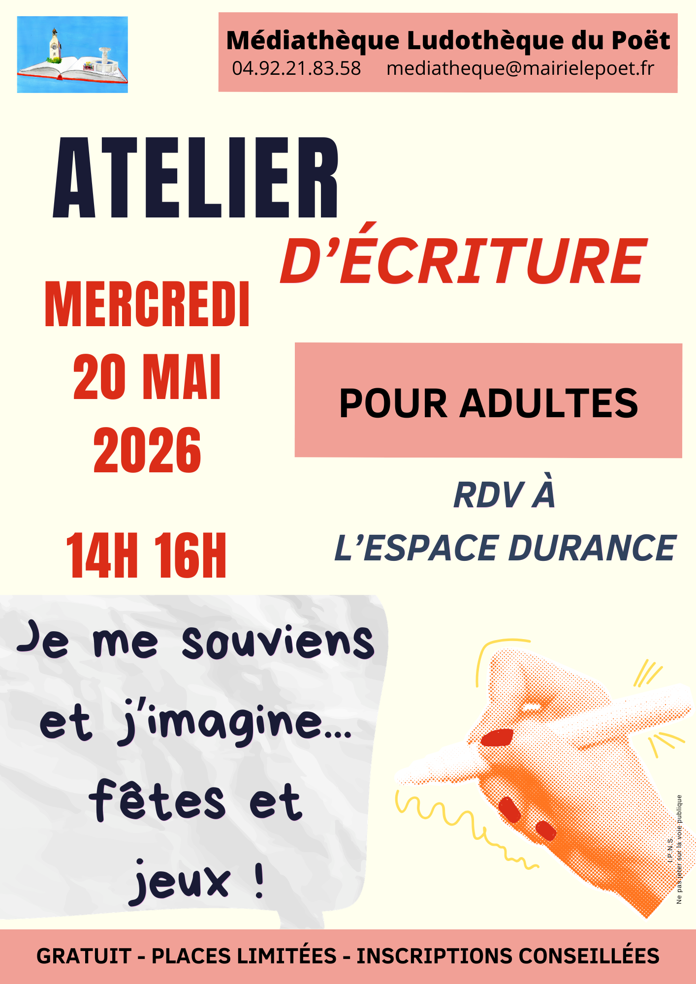 Atelier d'�criture pour adultes