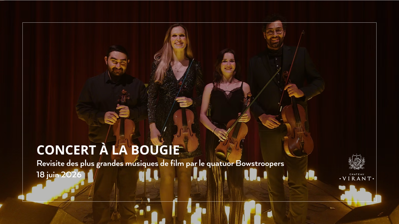 Ch�teau Virant - Concert � la bougie