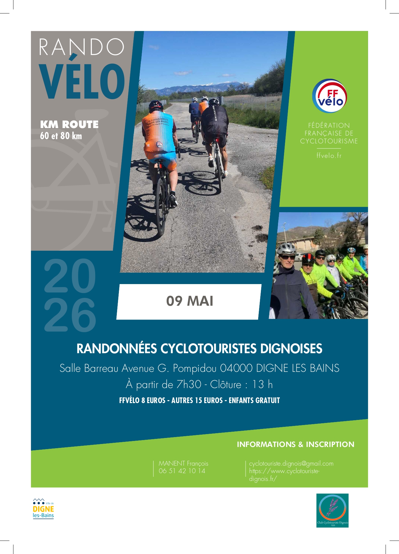 Randonn�es Cyclotouristes Dignoises