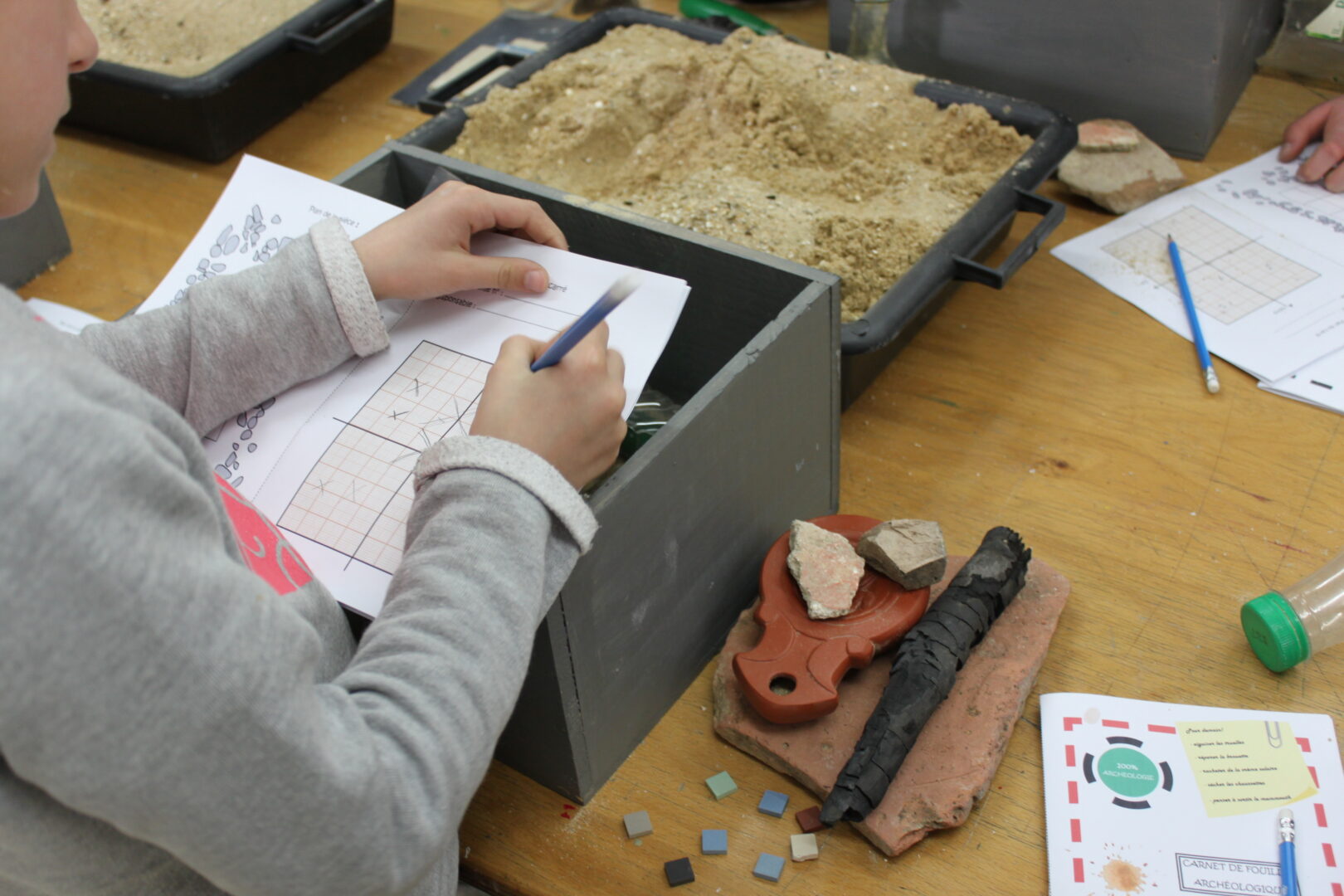 Atelier: fouilles arch�ologiques