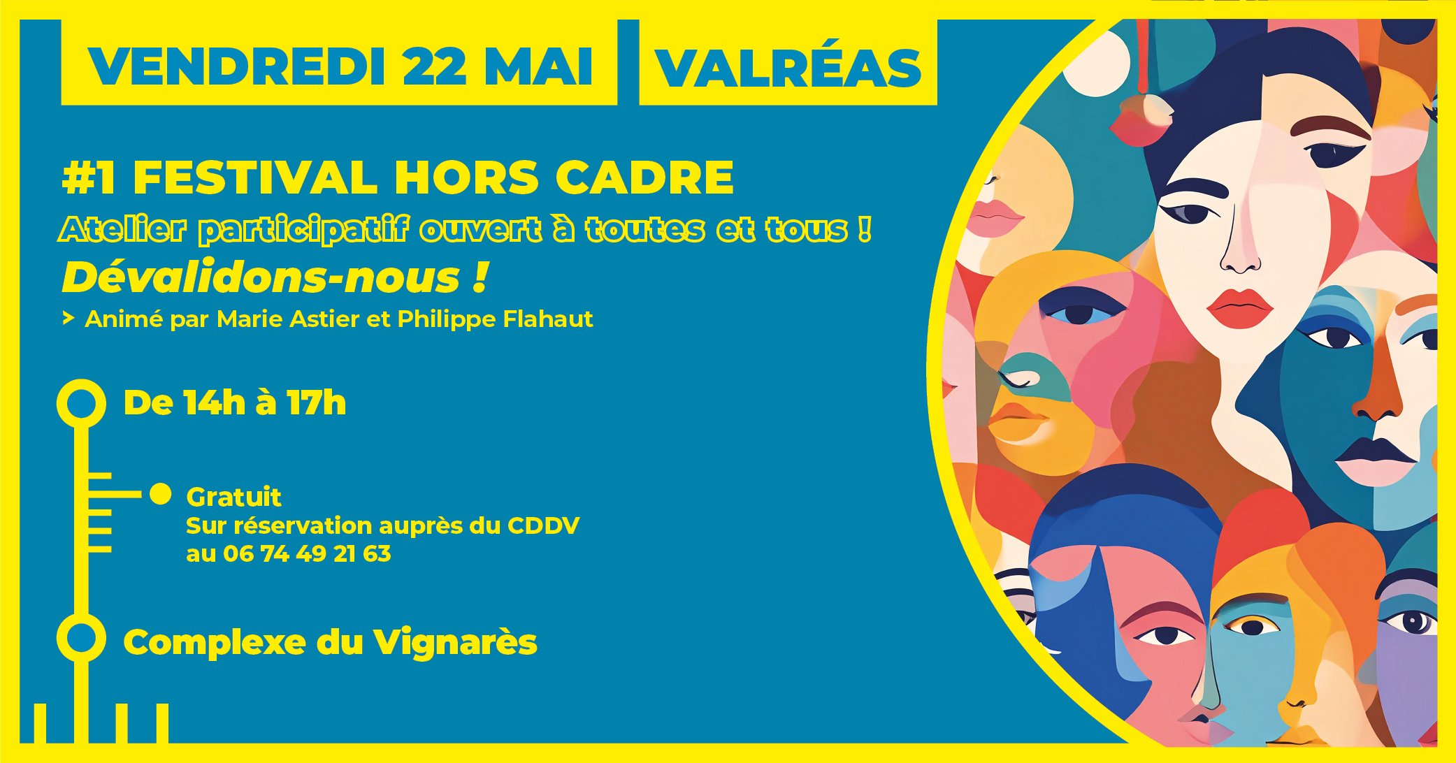 Festival Hors Cadre : D�validons-nous ! Atelier participatif ouvert � toutes et tous