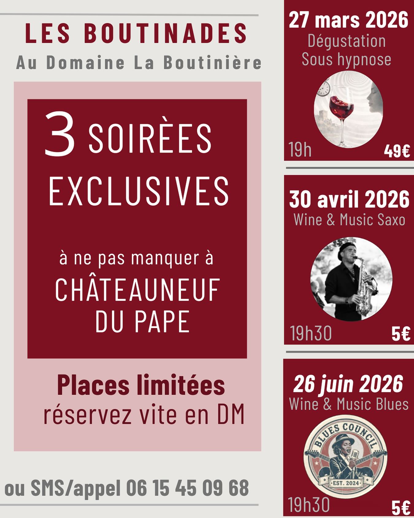 Soir�e les Boutinades Wine & Music Blues