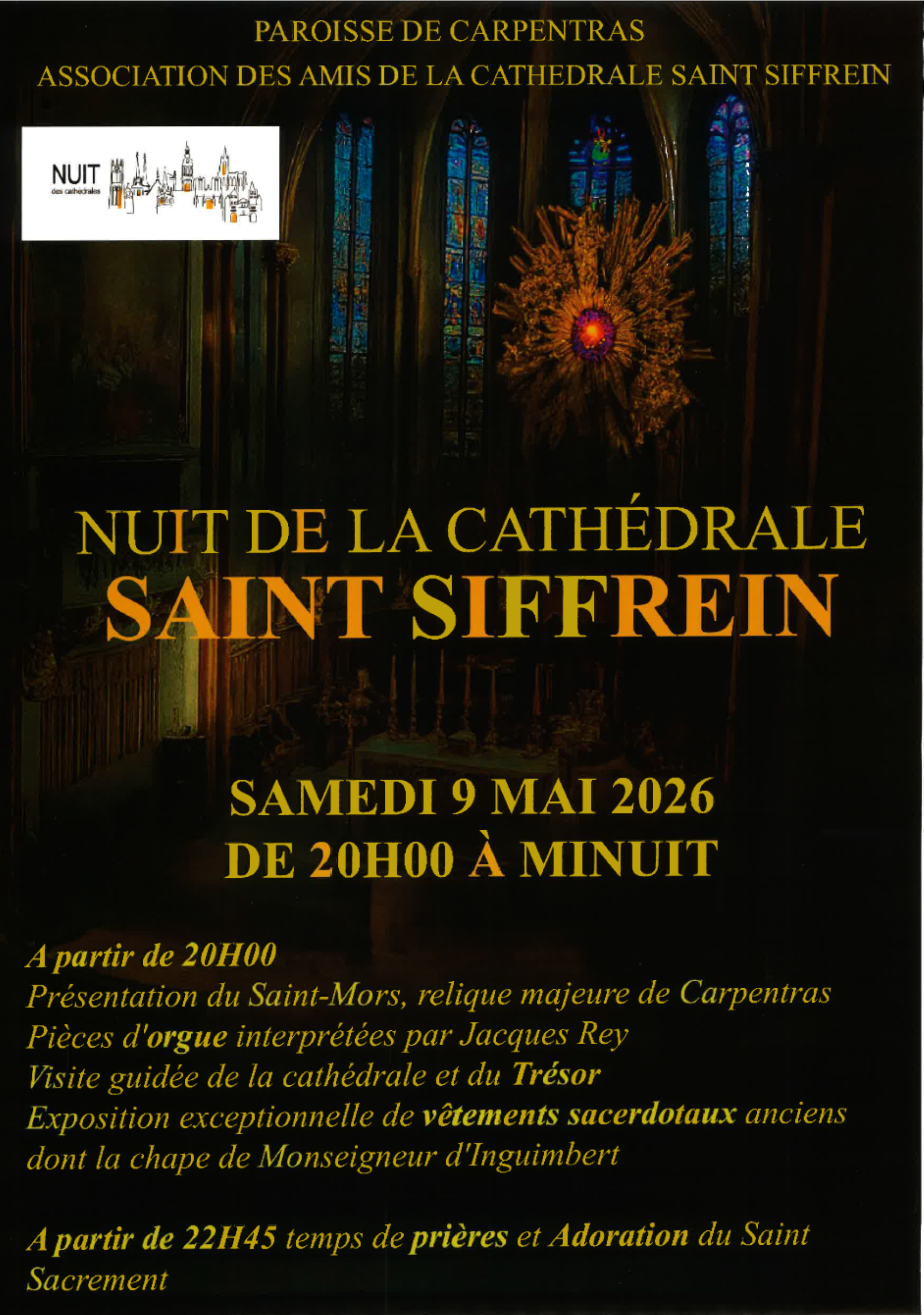 Nuit de la cath�drale Saint-Siffrein