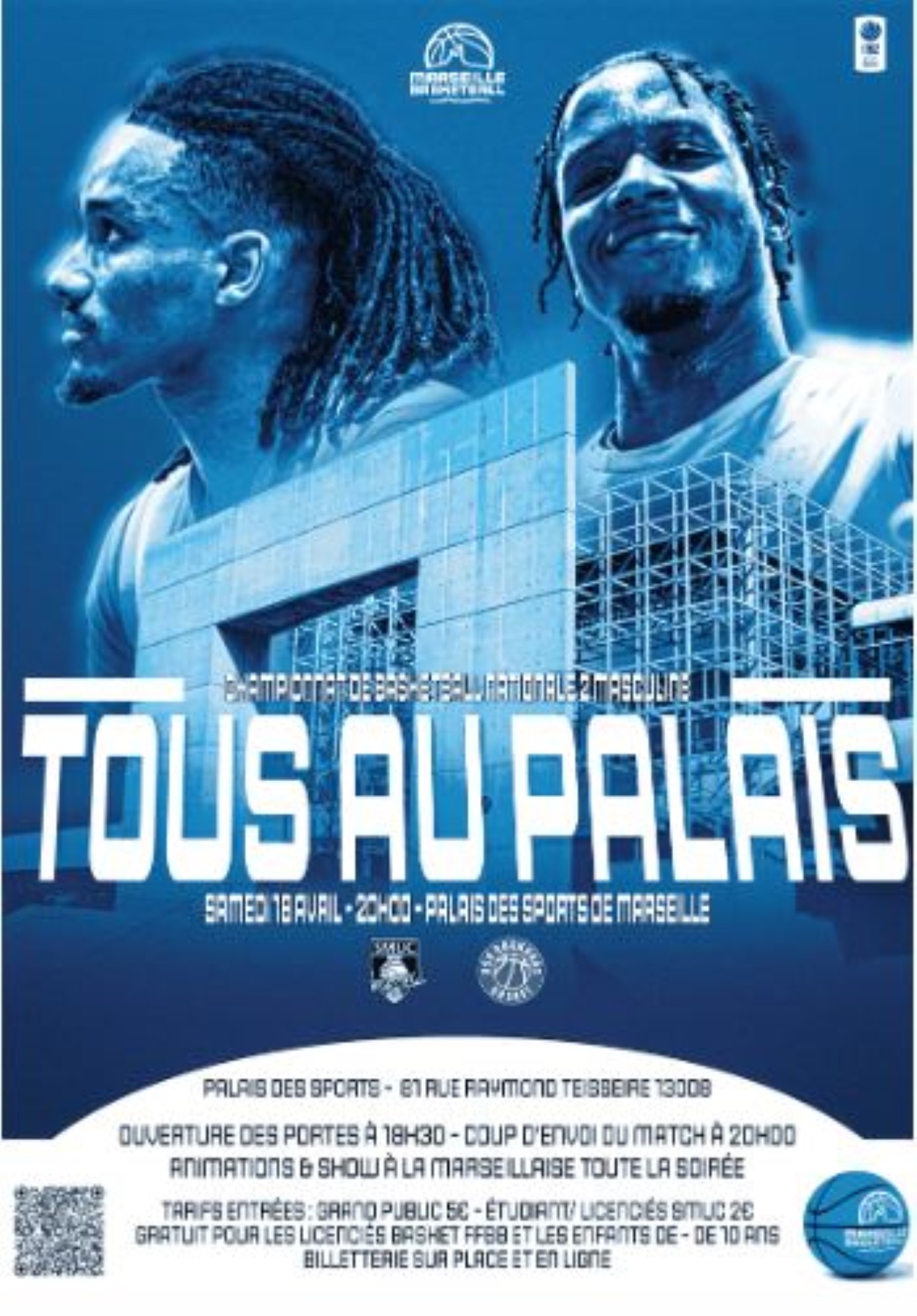 Marseille Basketball contre Rognonas