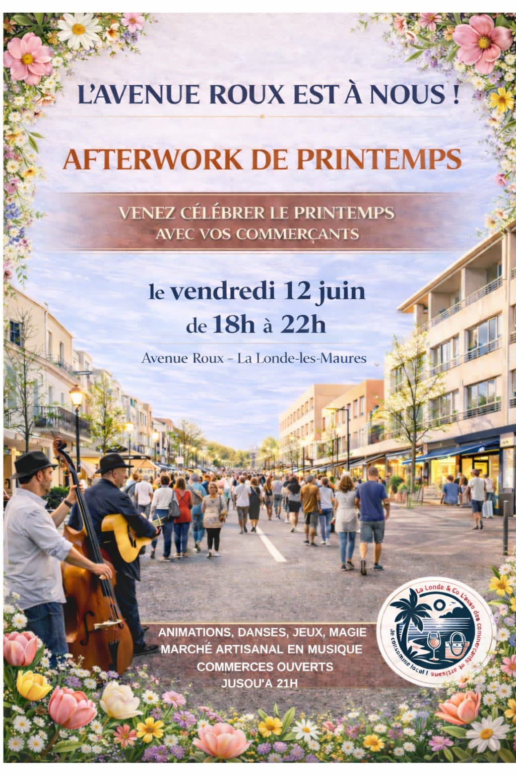 Afterwork de printemps par l'association La Londe & Co