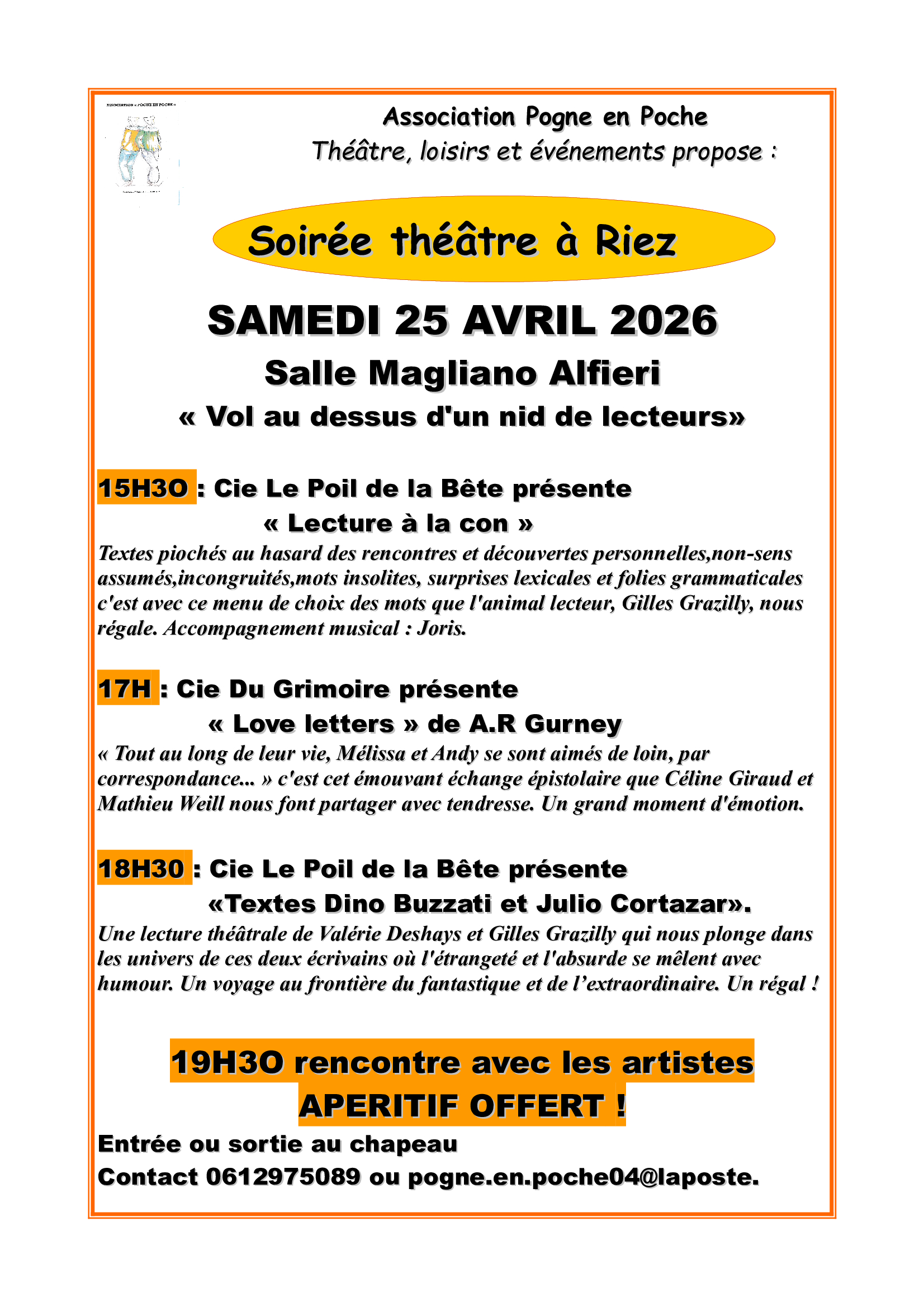 Vol au dessus d'un nid de lecteurs