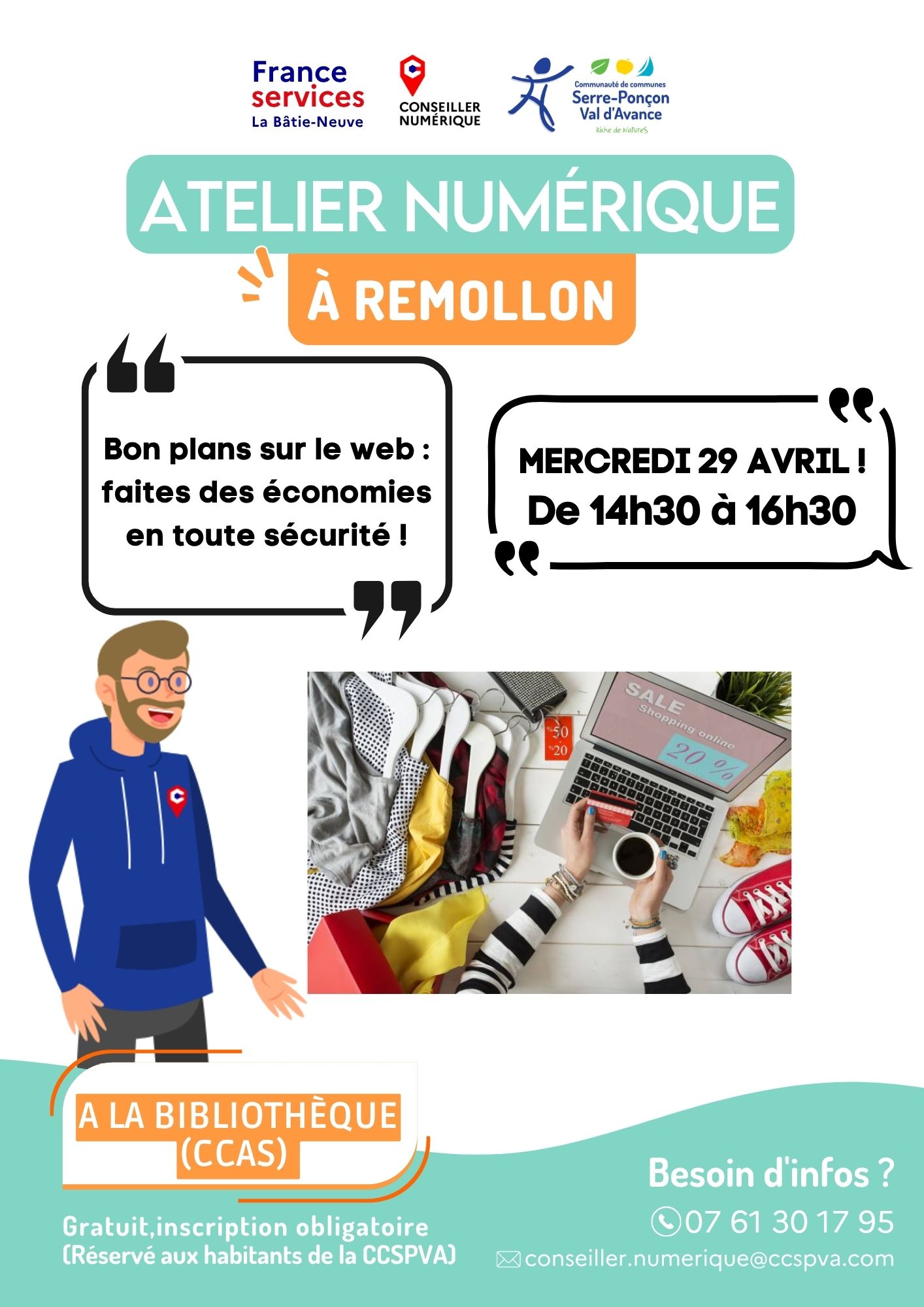 Atelier num�rique � Remollon
