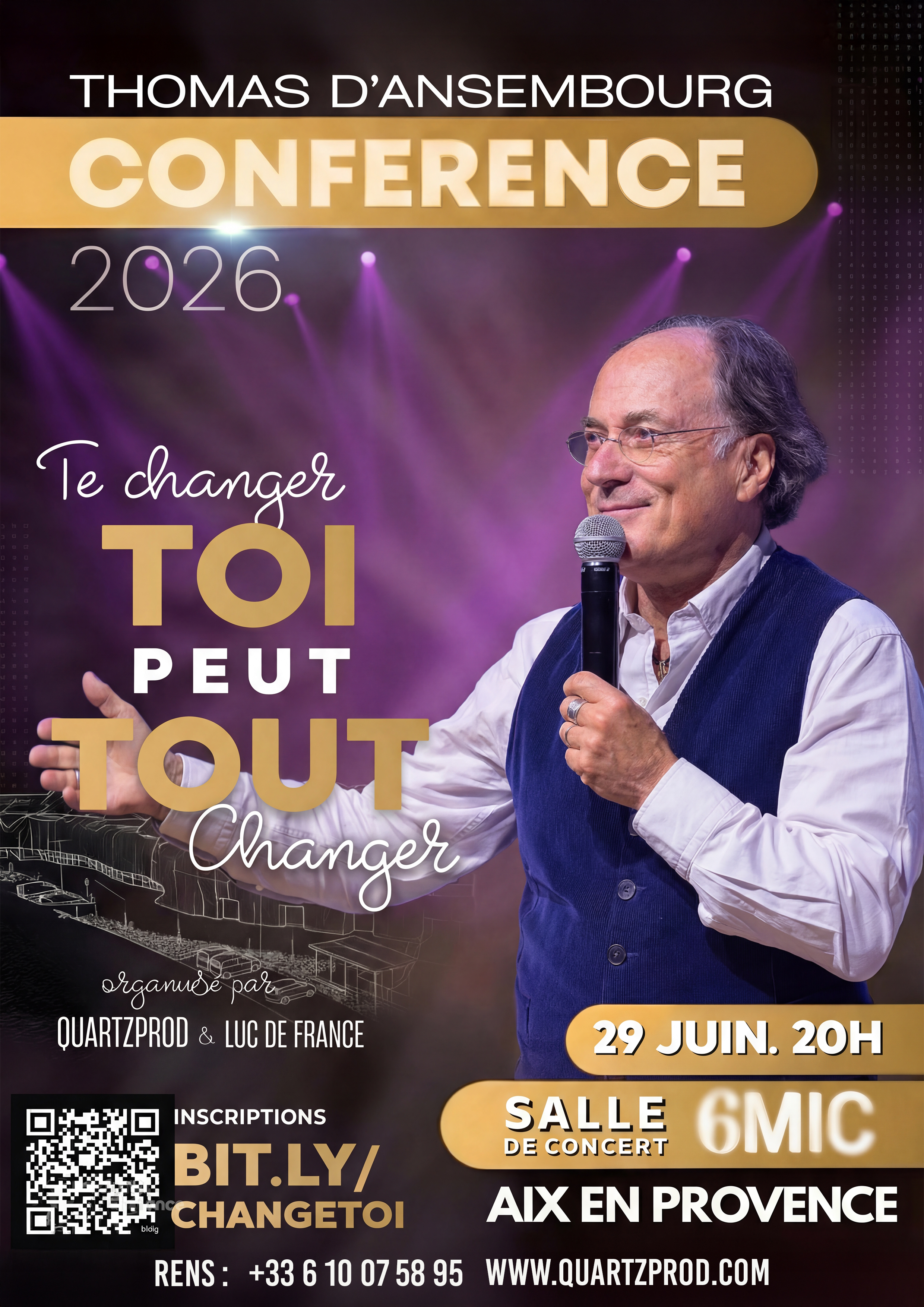 Conf�rence : Te changer toi peut tout changer - Thomas d'Ansembourg