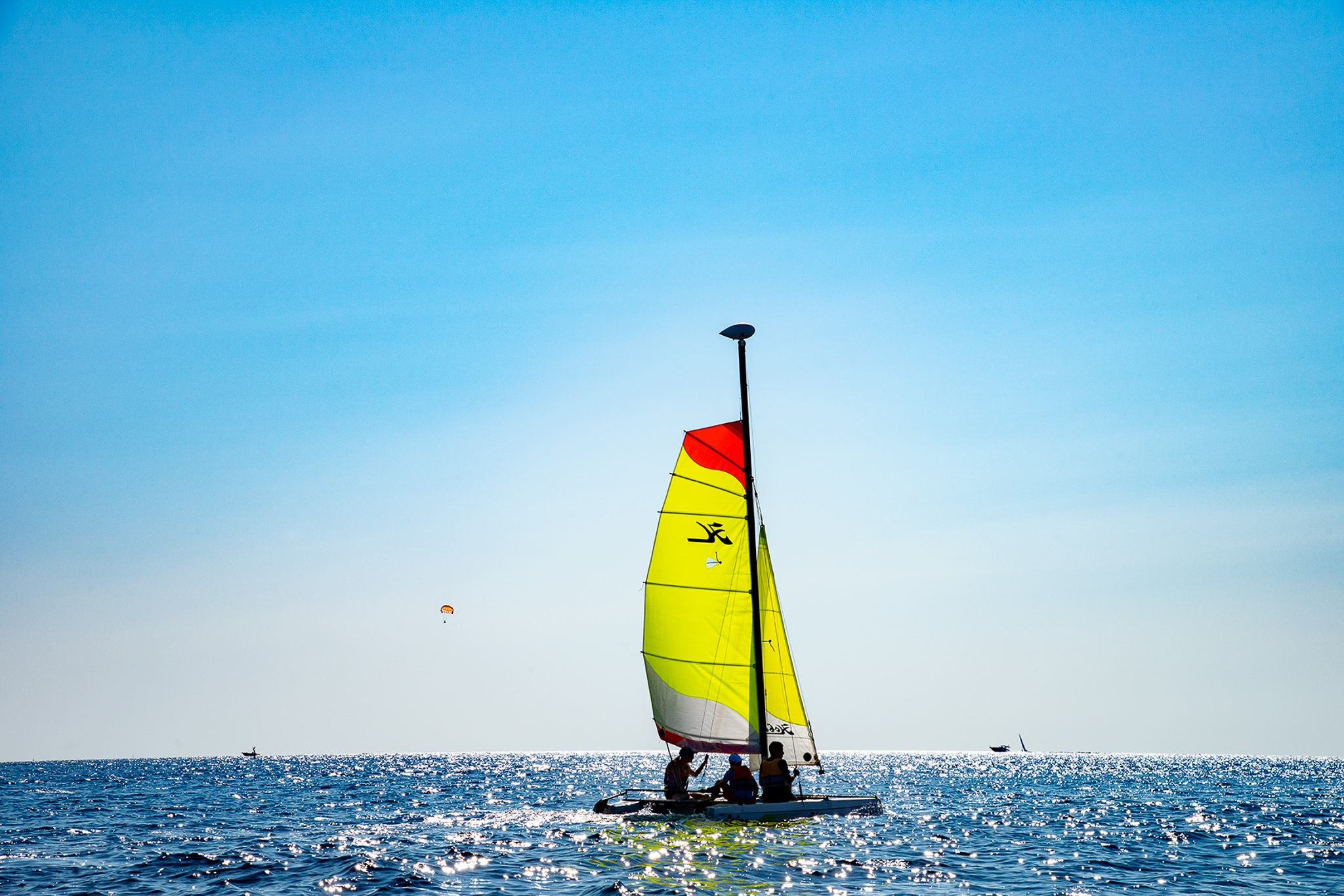Bapt�me de catamaran avec moniteur