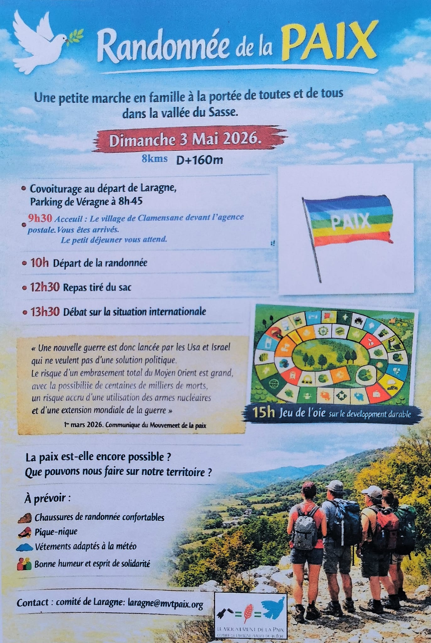 Randonn�e de la Paix