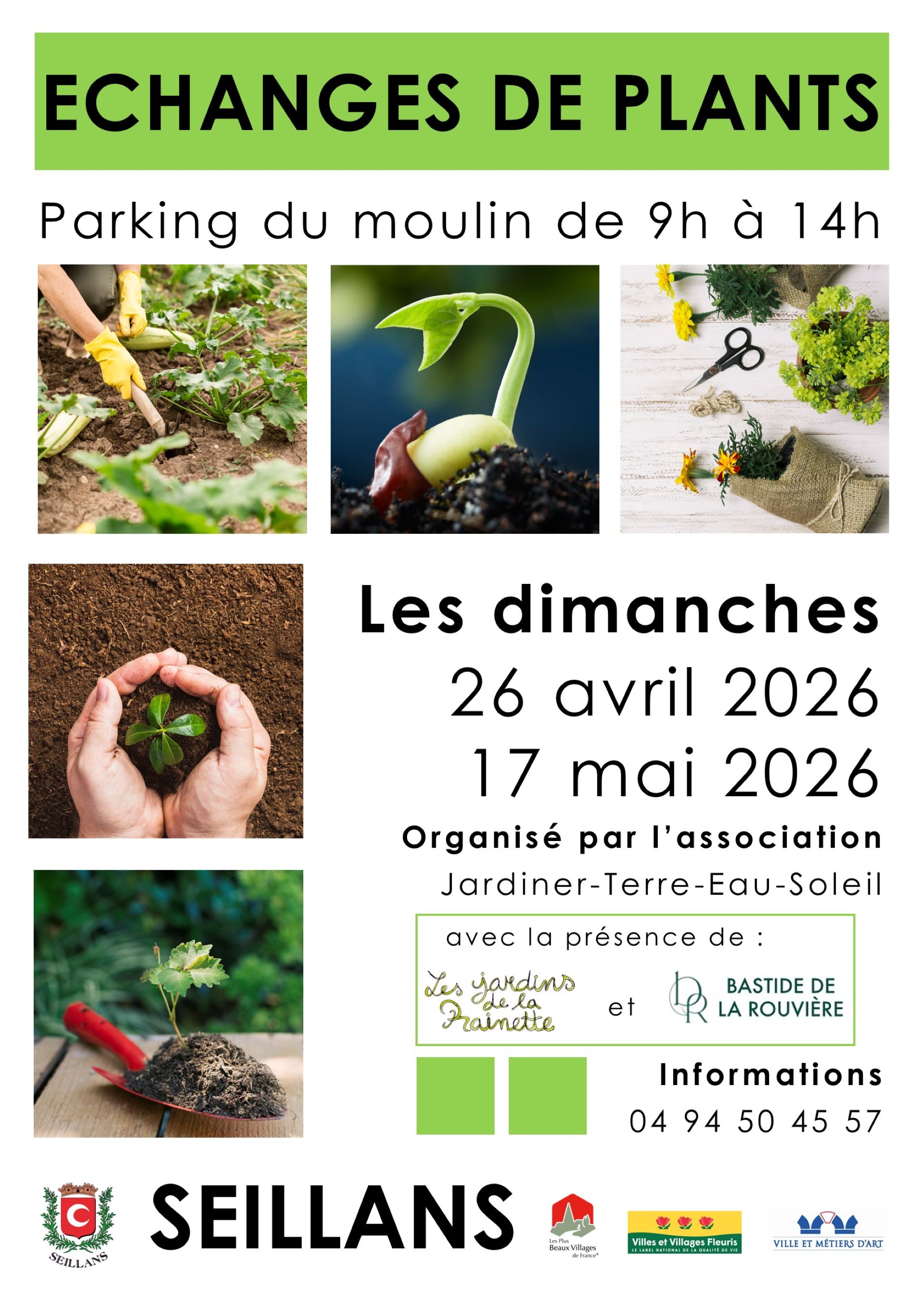 Echanges de plants