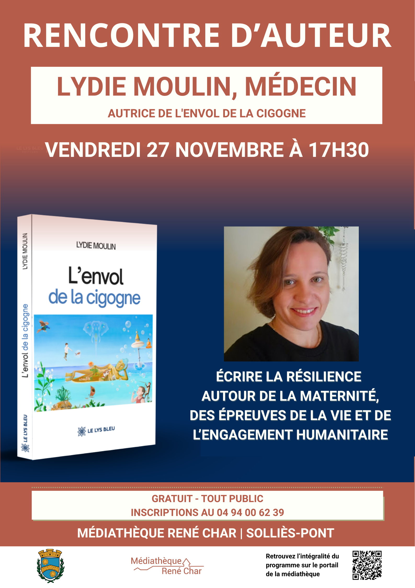 �crire la r�silience � Rencontre avec Lydie Moulin, m�decin