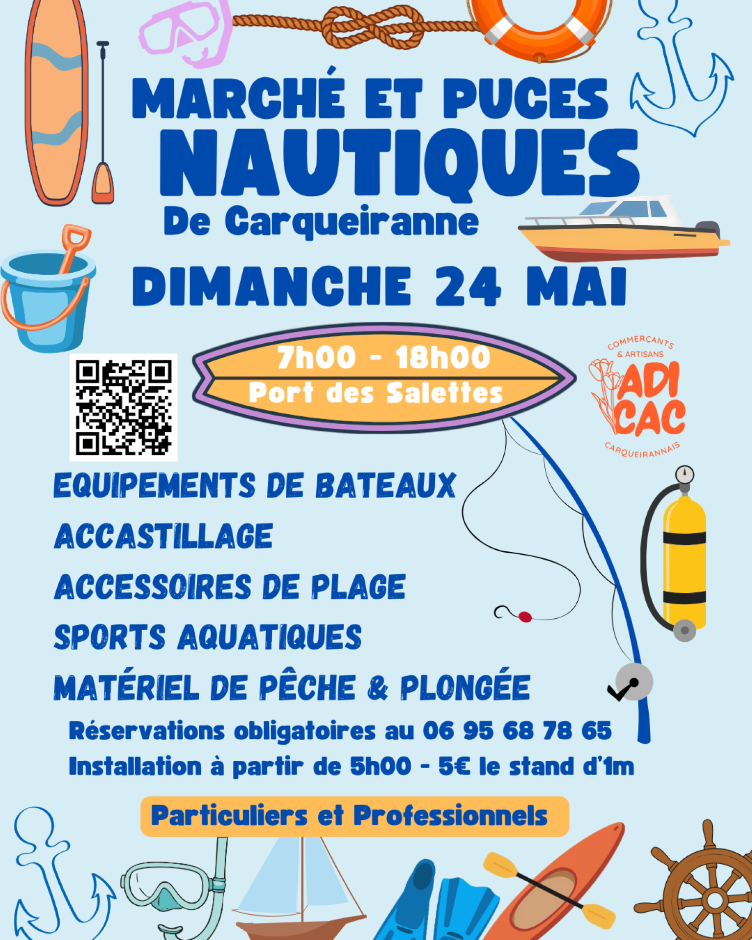 March� et puces nautiques de Carqueiranne