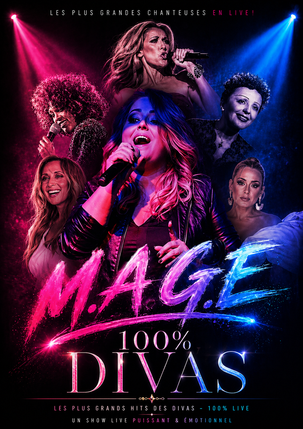 100% DIVA BY MAGE - concert reprises chansons 100% f�minine